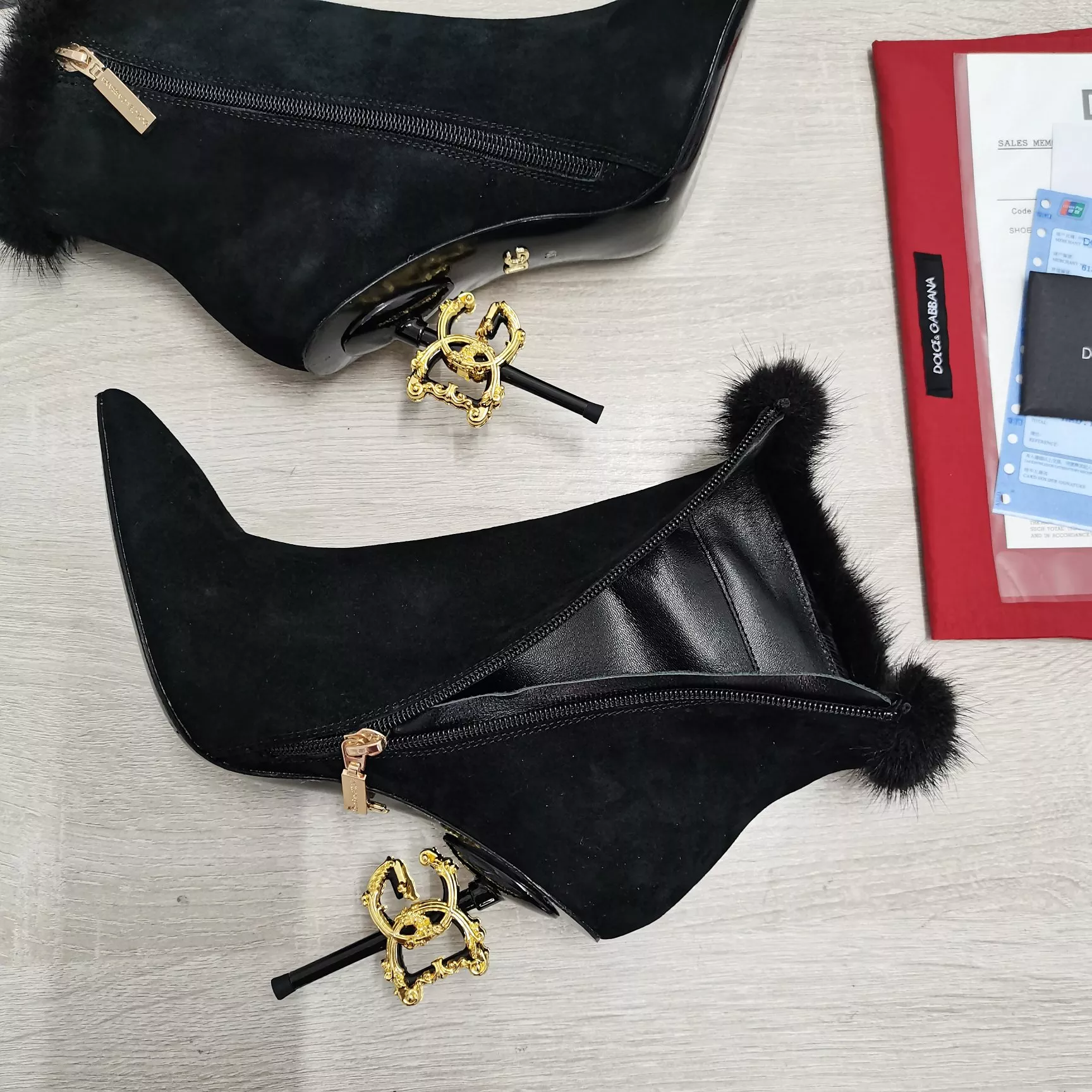 Soft 3853 Dolce & Gabbana D&G Boots For Women