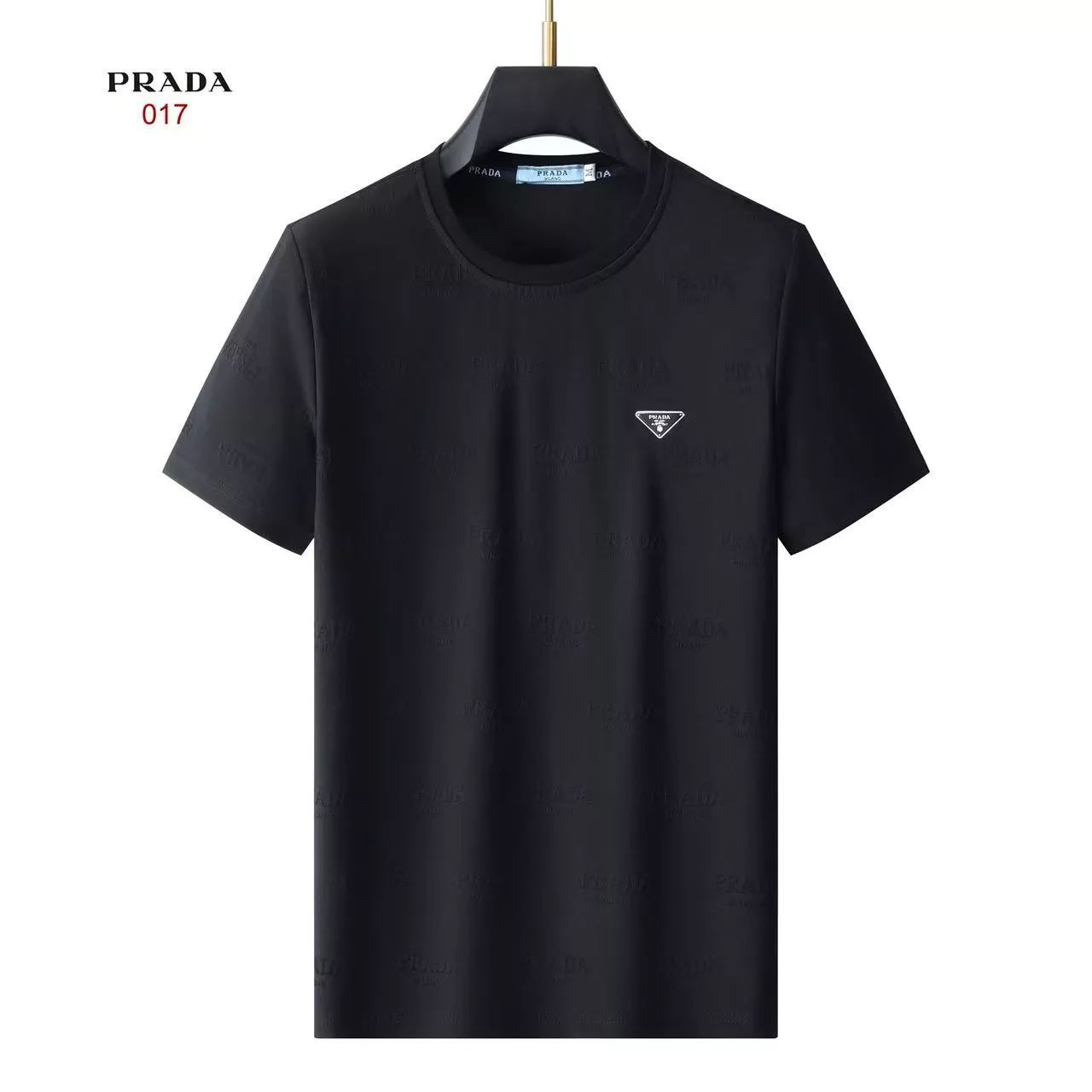 Soft 3857 Prada T-Shirts Short Sleeved For Men