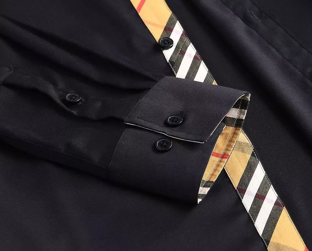 Soft 4079 Burberry Shirts Long Sleeved For Men
