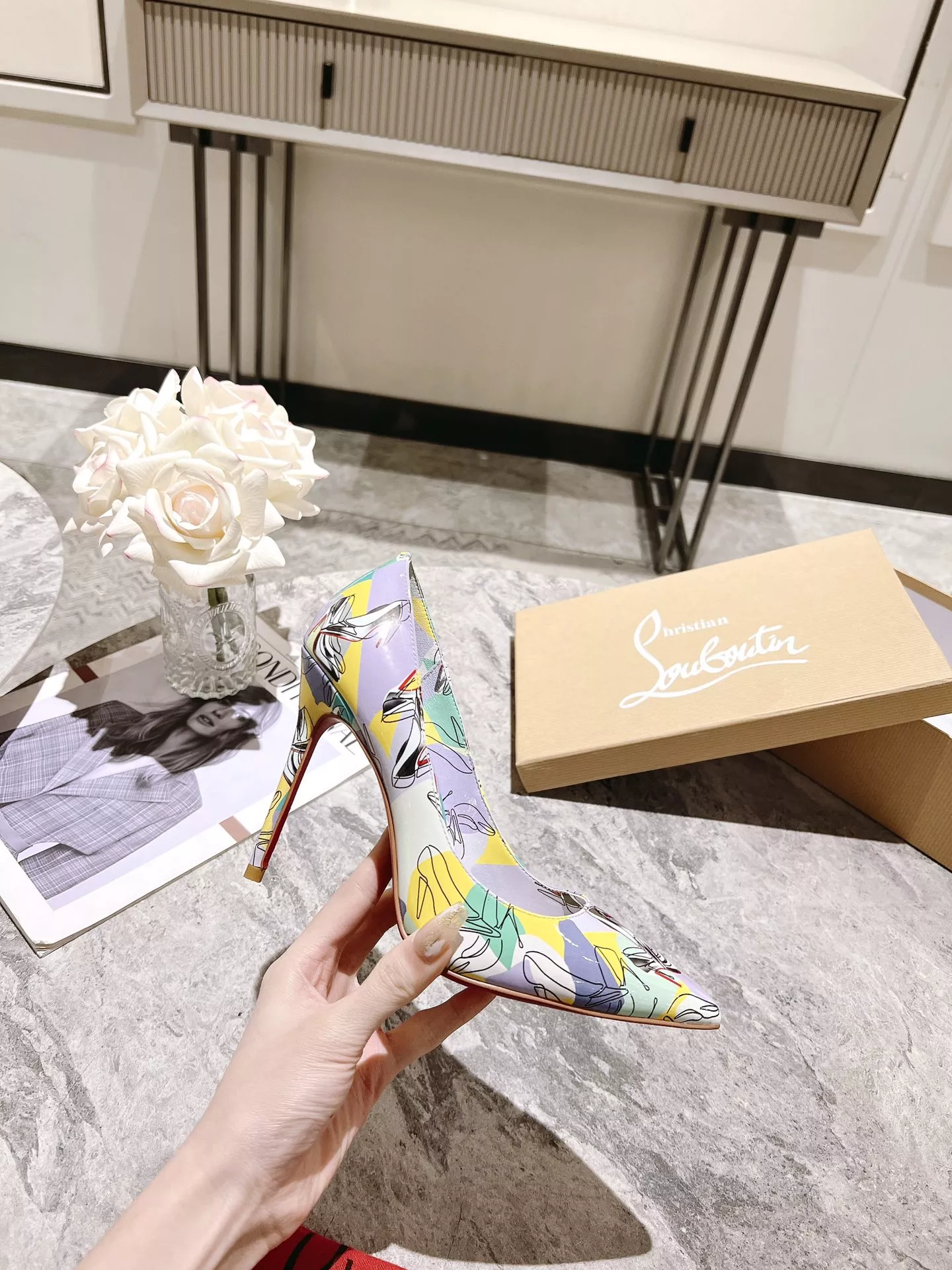 Soft 4092 Christian Louboutin High-heeled shoes For Women