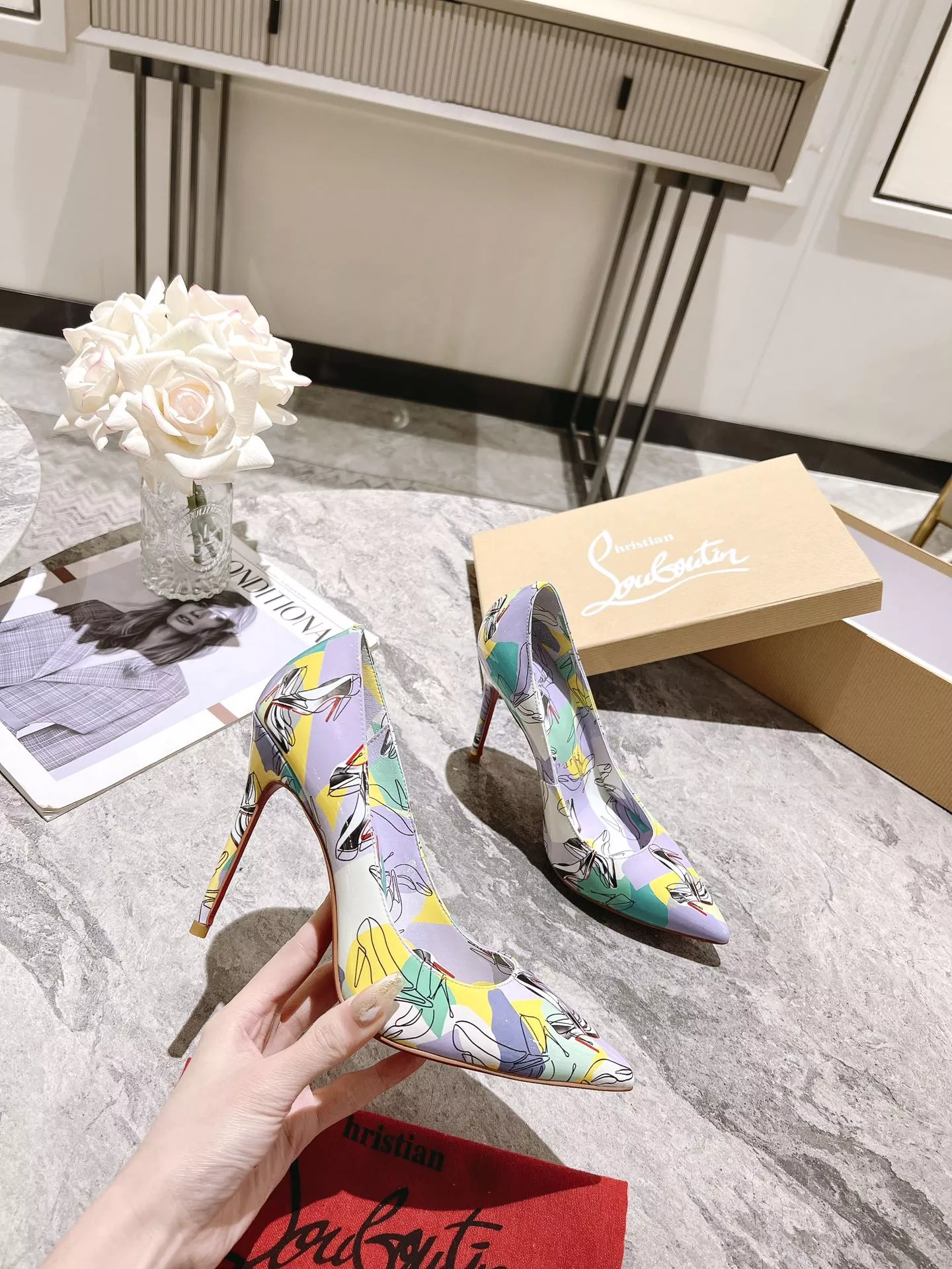 Soft 4092 Christian Louboutin High-heeled shoes For Women