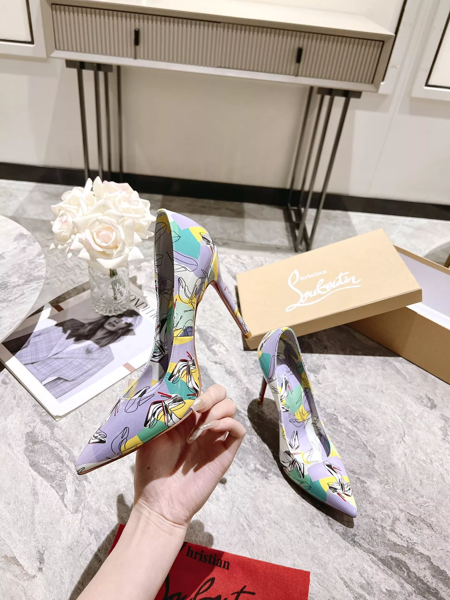 Soft 4092 Christian Louboutin High-heeled shoes For Women