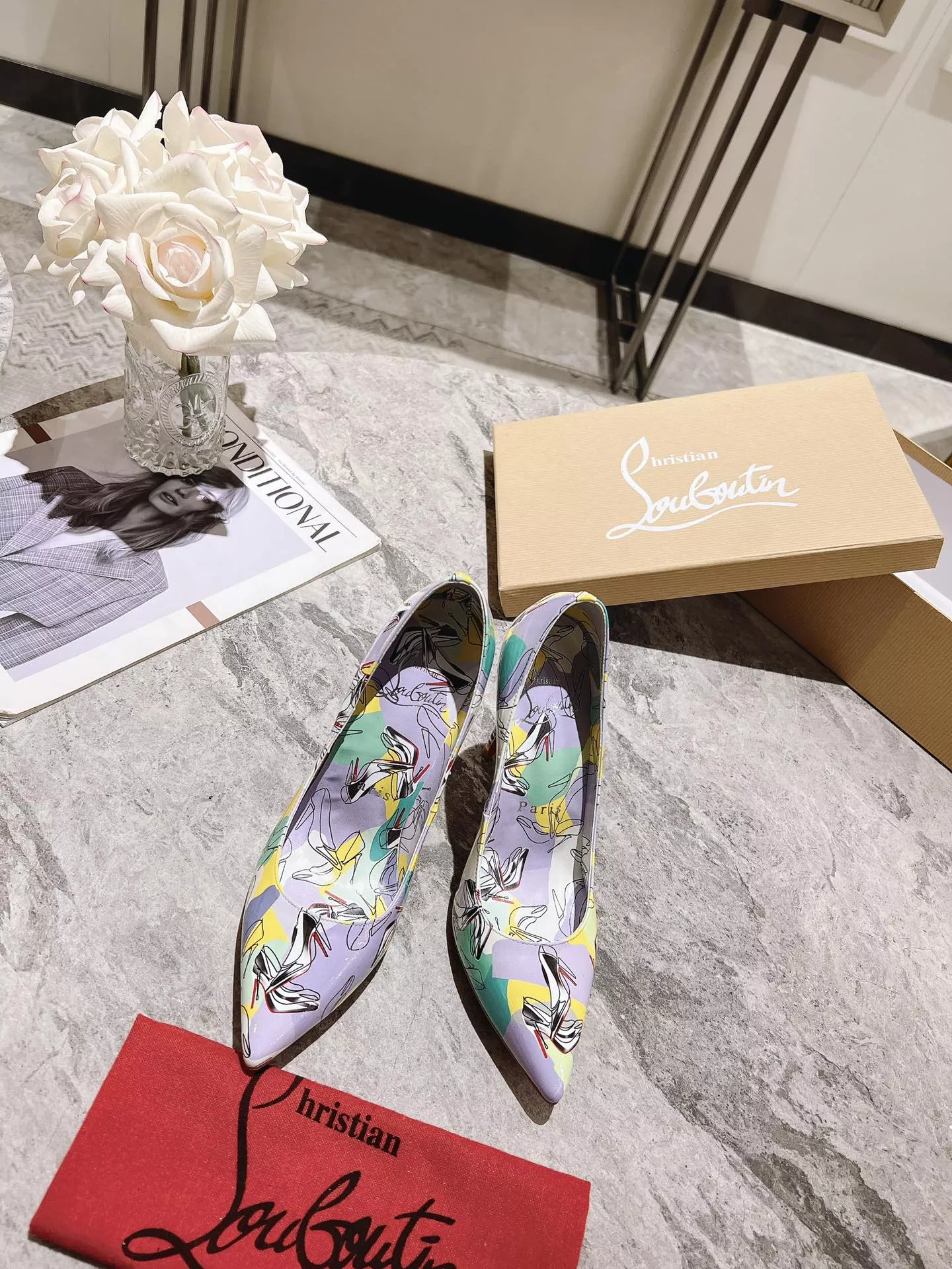 Soft 4092 Christian Louboutin High-heeled shoes For Women