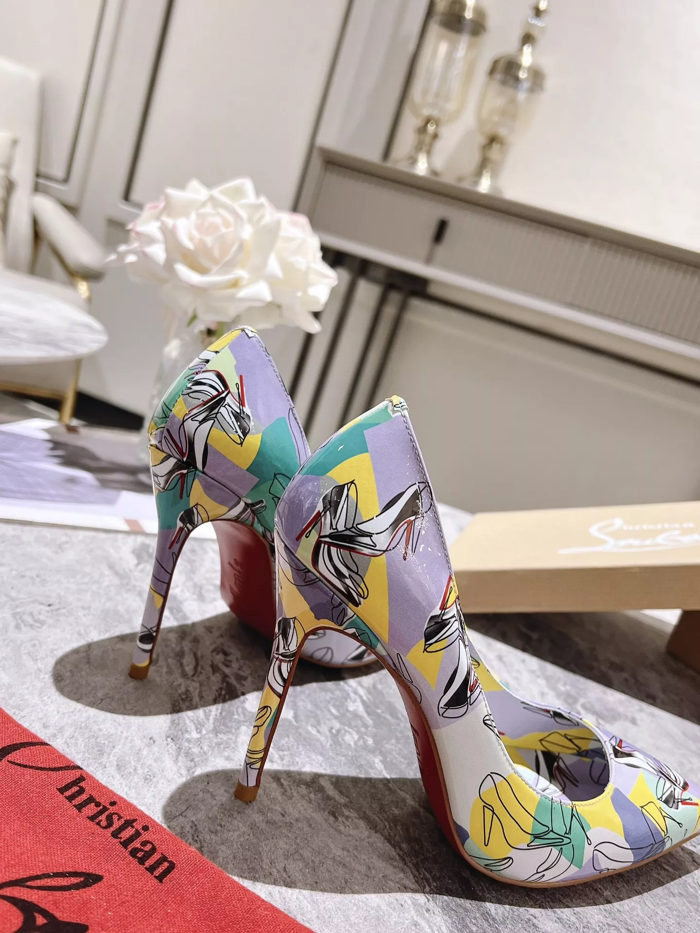 Soft 4092 Christian Louboutin High-heeled shoes For Women