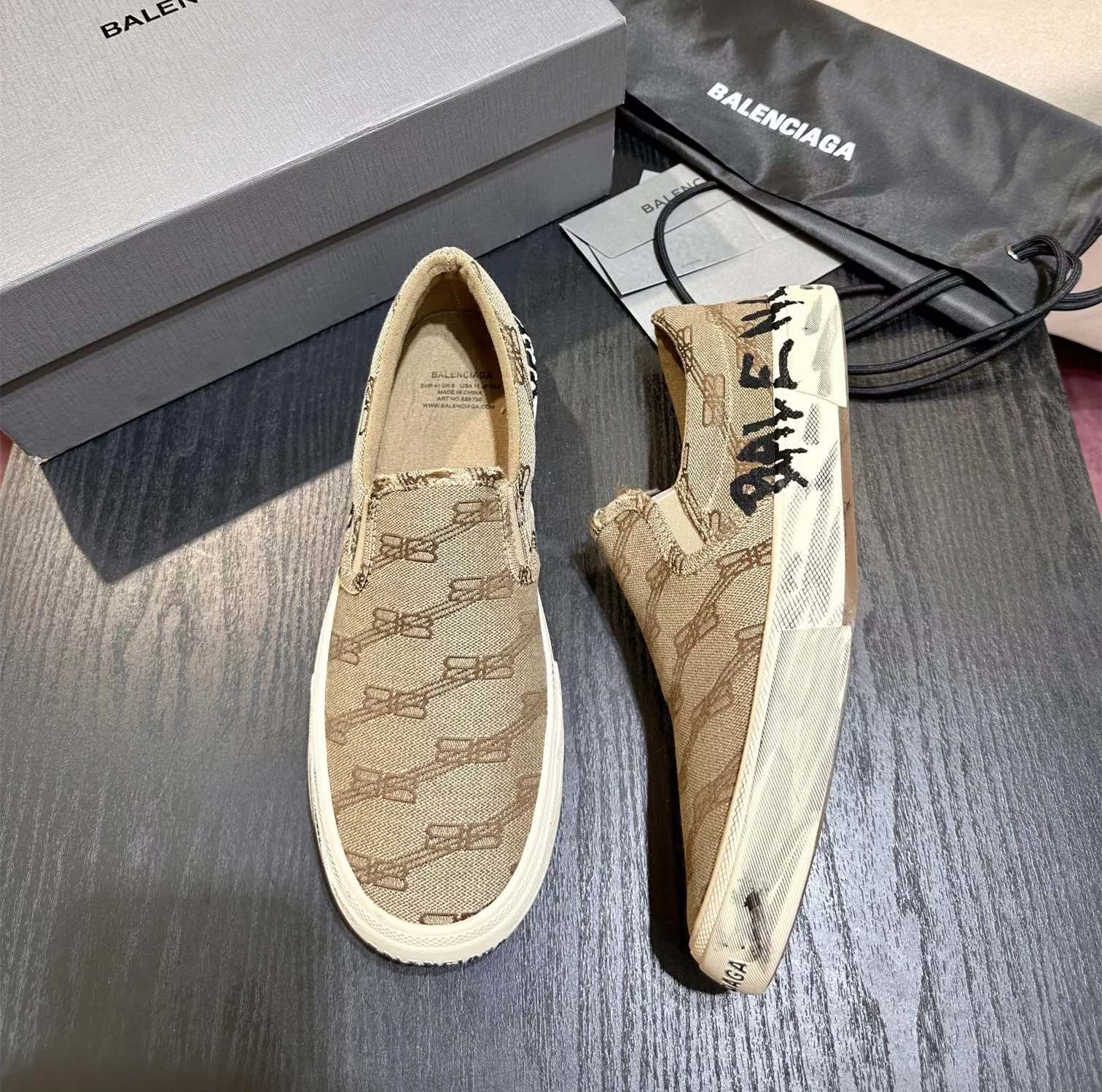 Soft 4151 Balenciaga Casual Shoes For Men