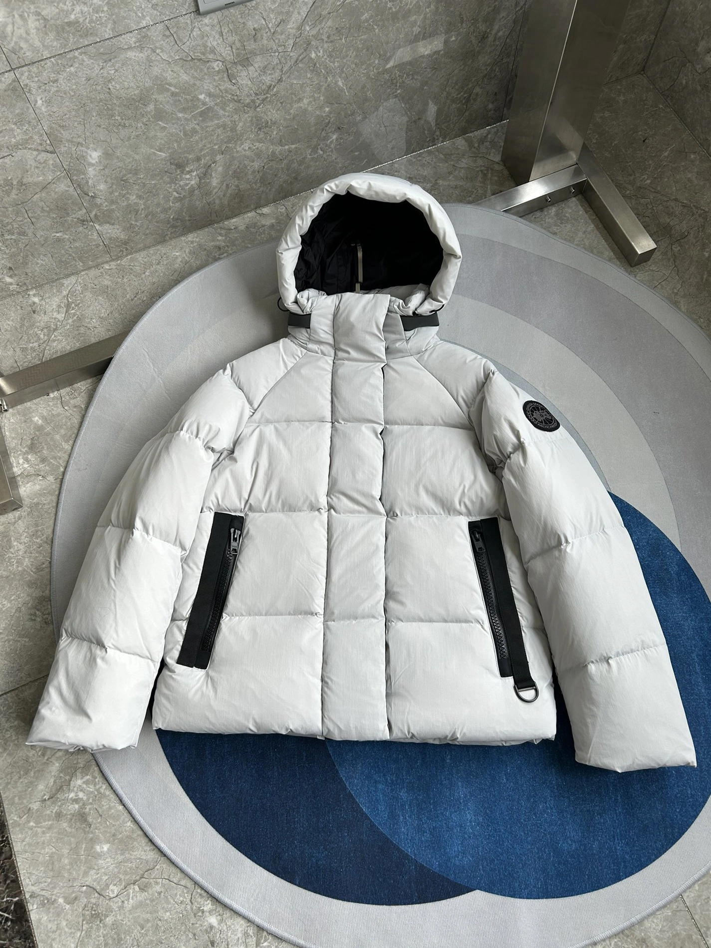 Soft 422 Canada Goose Down Feather Coat Long Sleeved For Women