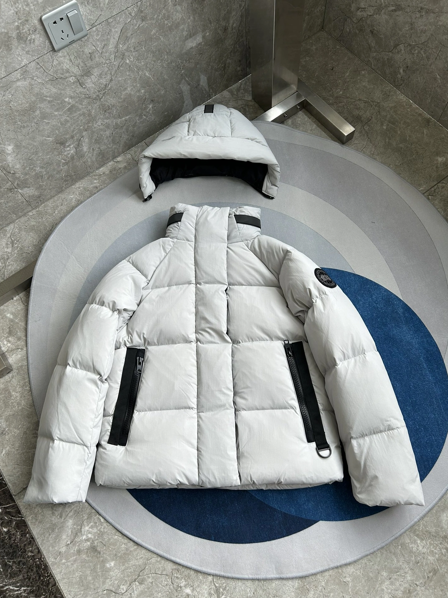 Soft 422 Canada Goose Down Feather Coat Long Sleeved For Women
