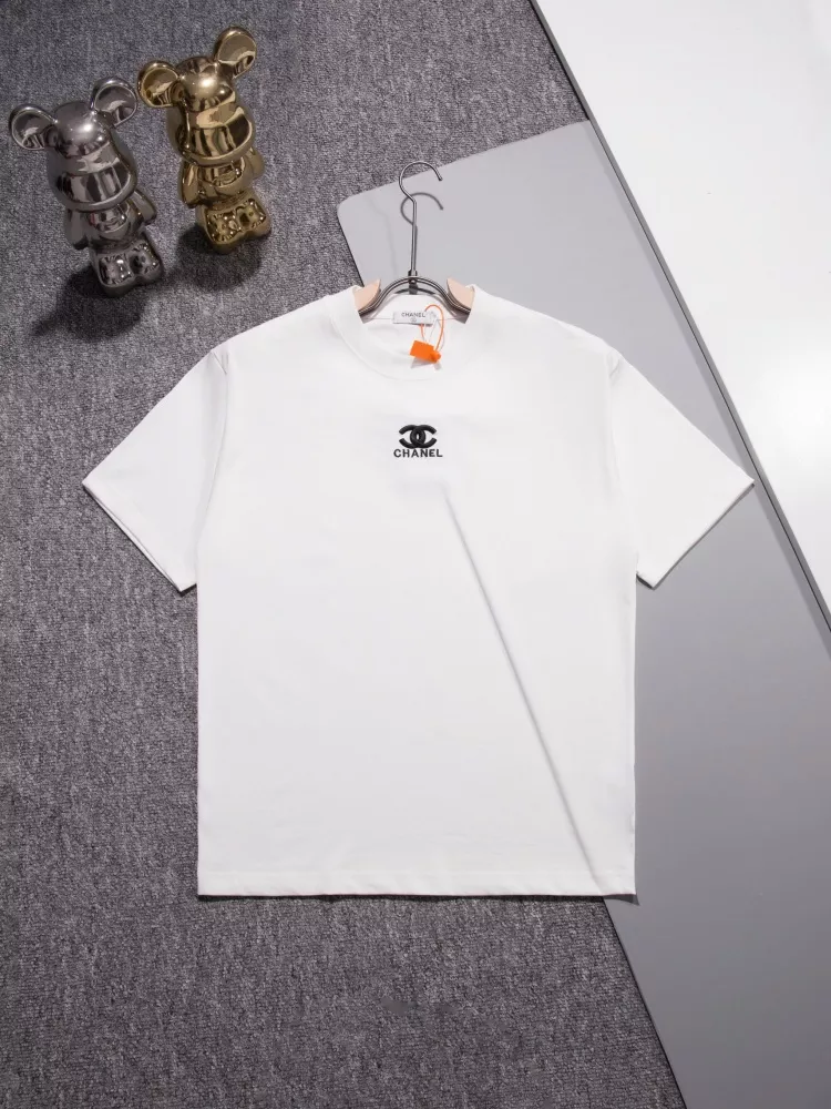 Soft 4568 Chanel T-Shirts Short Sleeved For Unisex