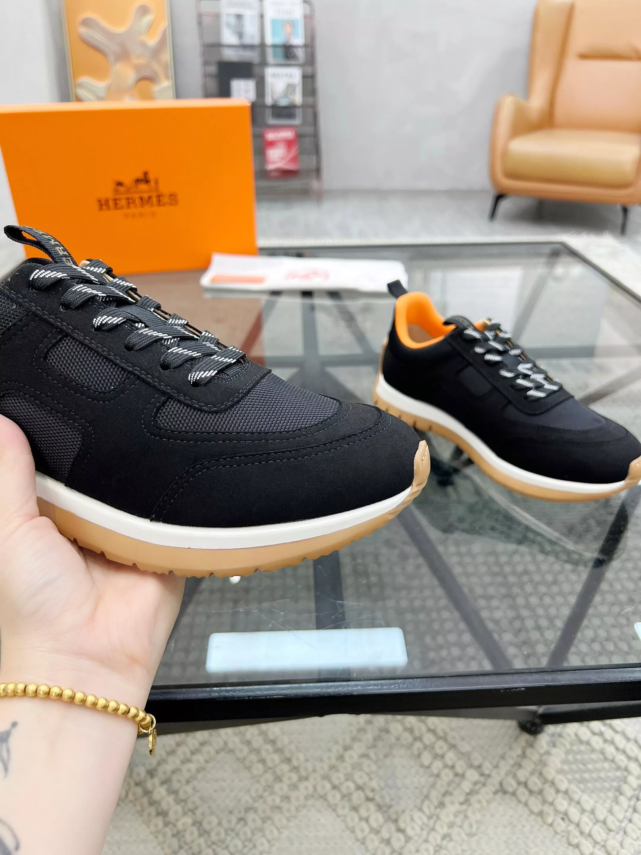 Soft 4570 Hermes Casual Shoes For Men