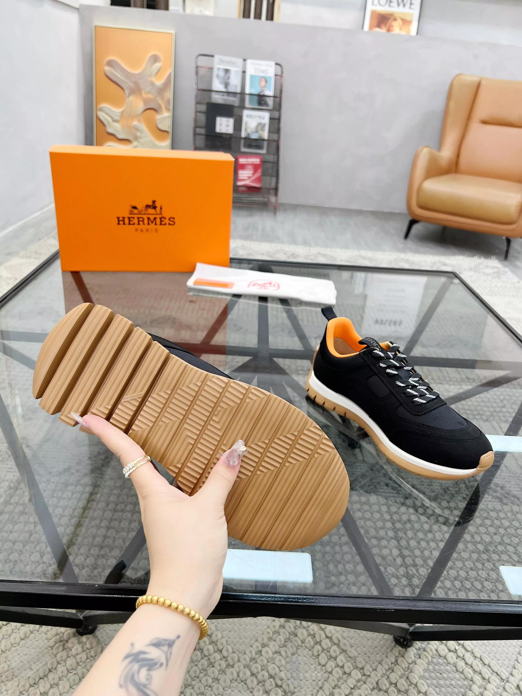 Soft 4570 Hermes Casual Shoes For Men