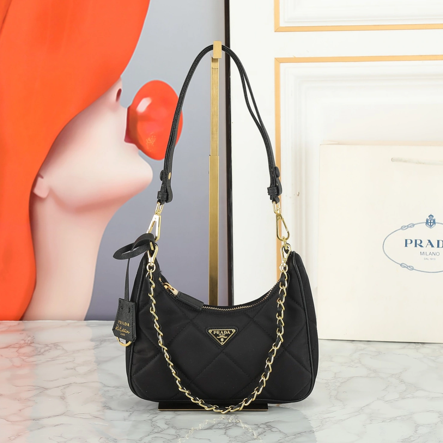 Soft 4634 Prada AAA Quality Shoulder Bags For Women