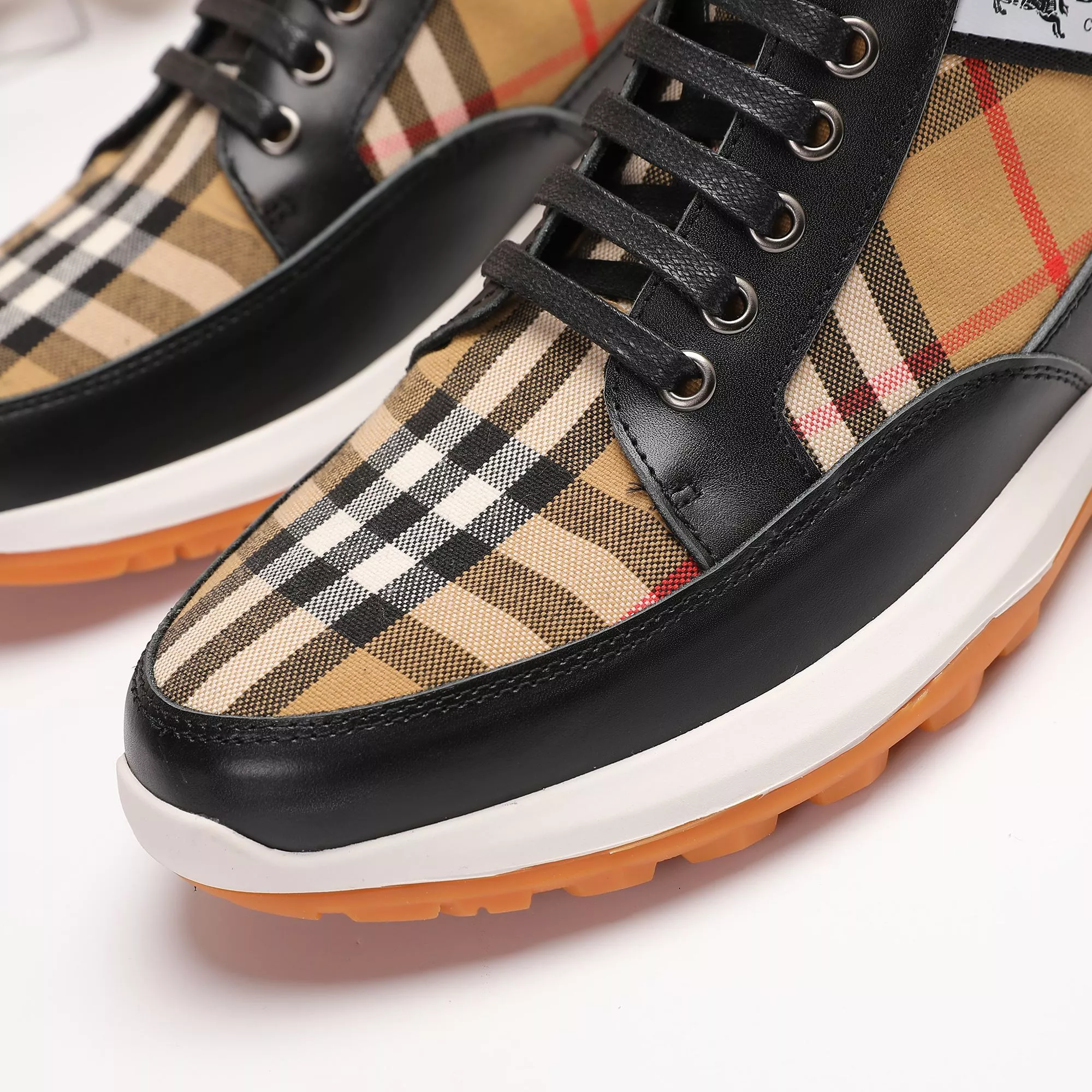 Soft 4854 Burberry High Tops Shoes For Men
