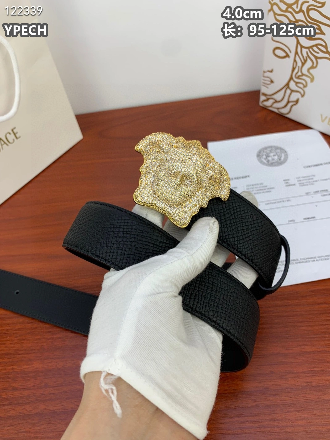 Soft 5114 Versace AAA Quality Belts For Unisex