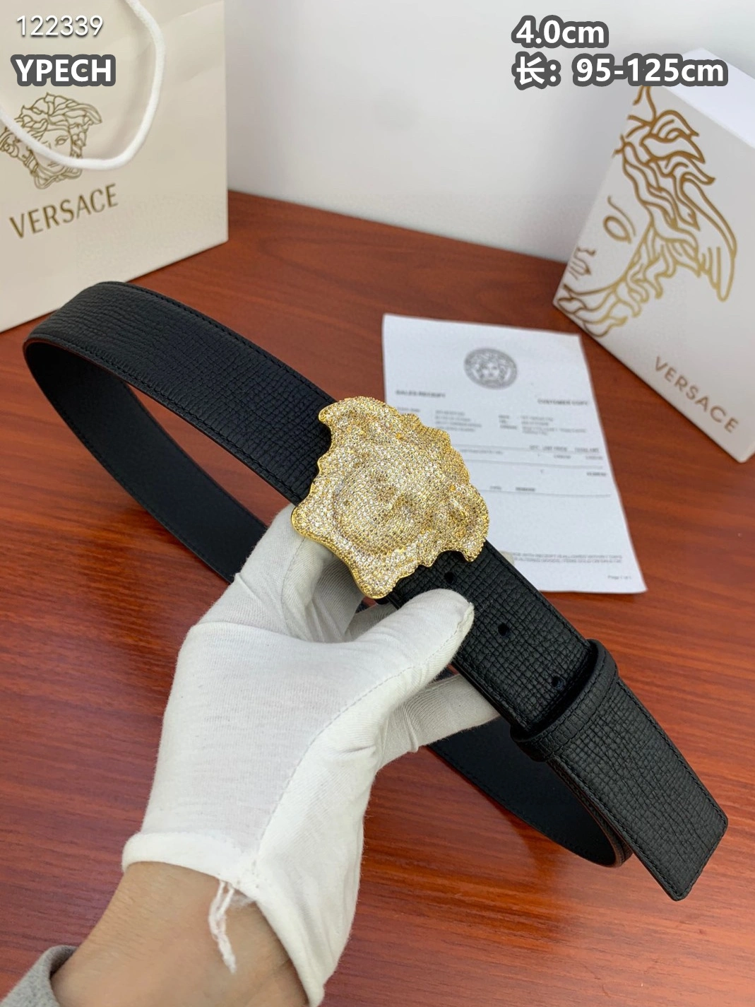 Soft 5114 Versace AAA Quality Belts For Unisex