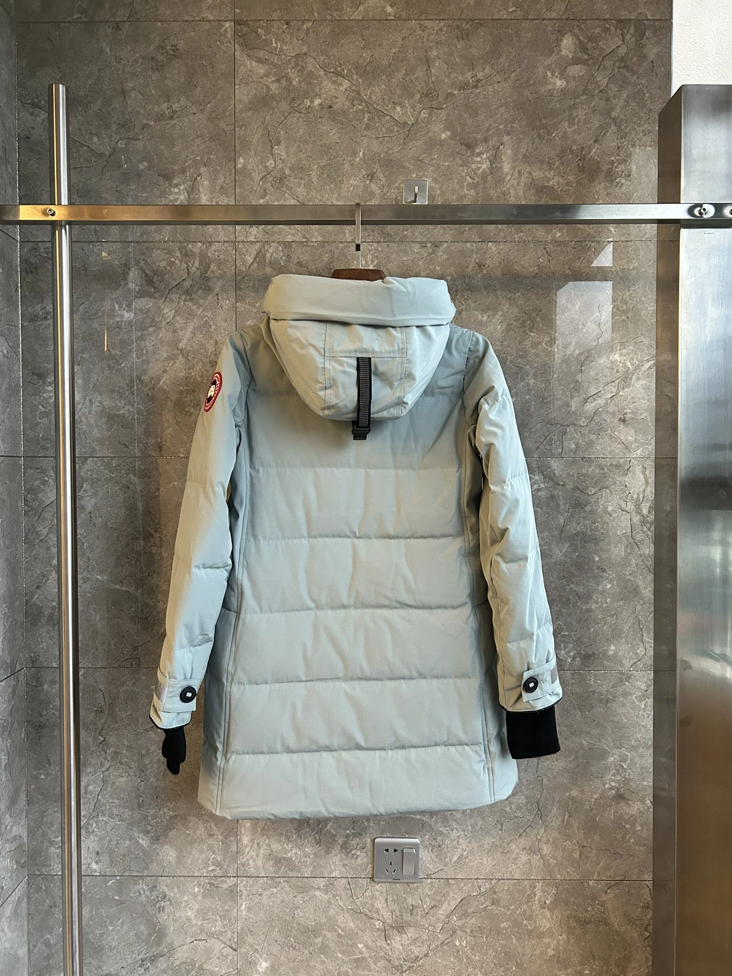 Soft 512 Canada Goose Down Feather Coat Long Sleeved For Women