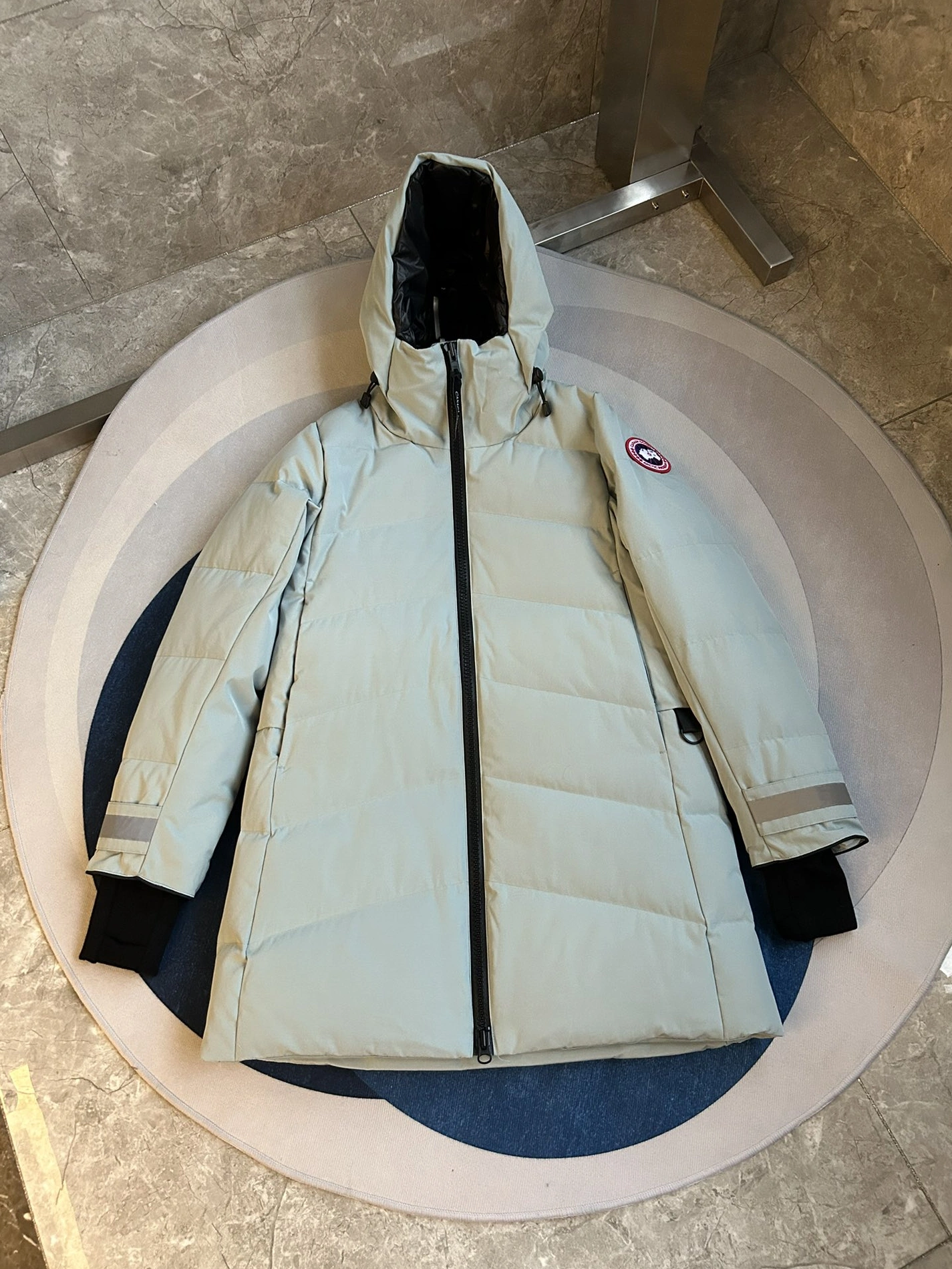 Soft 512 Canada Goose Down Feather Coat Long Sleeved For Women