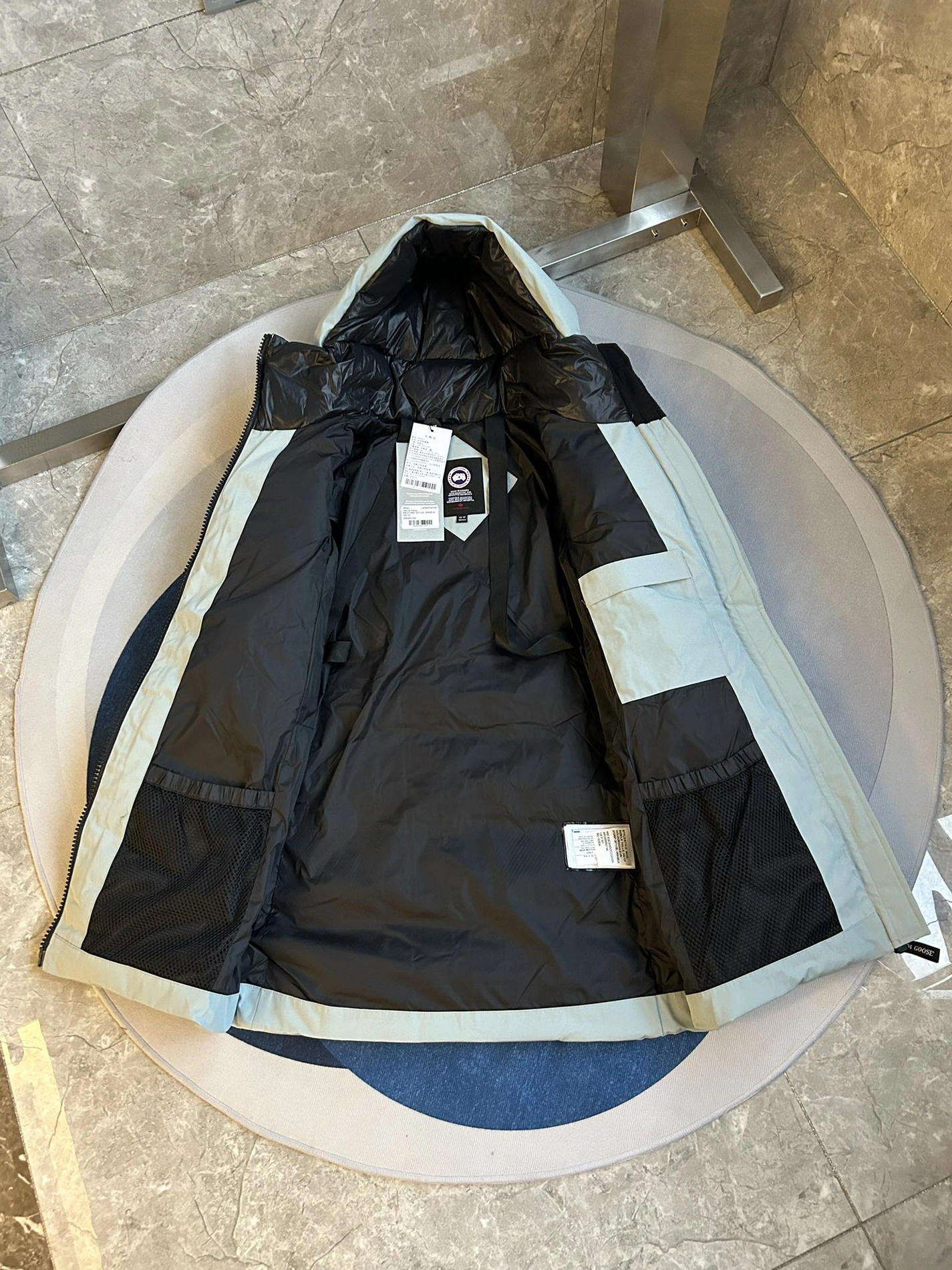 Soft 512 Canada Goose Down Feather Coat Long Sleeved For Women