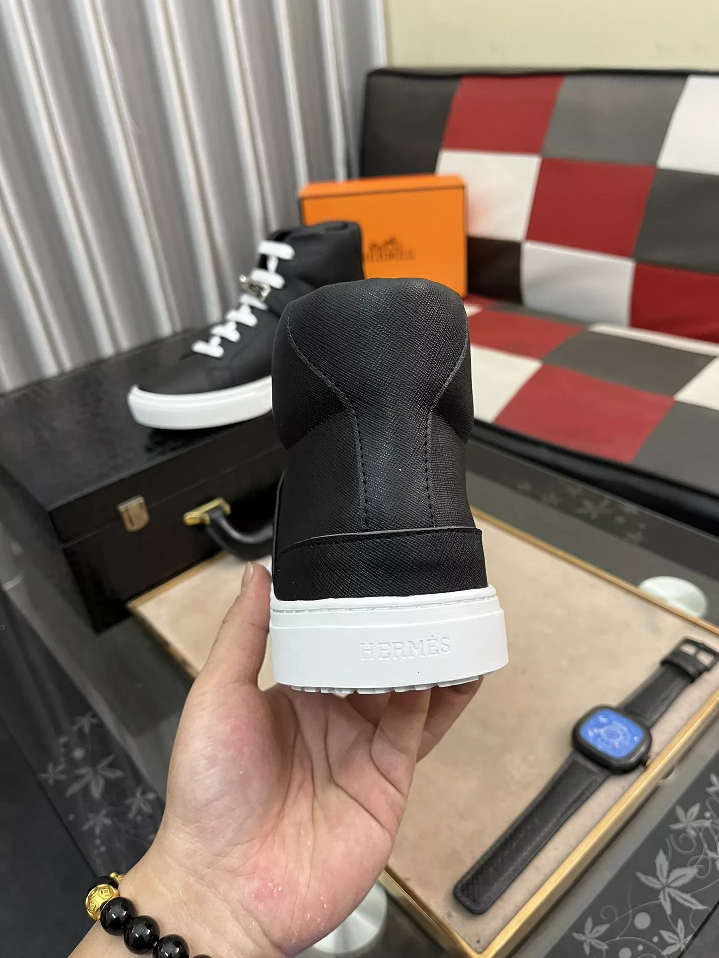 Soft 5618 Hermes High Tops Shoes For Men