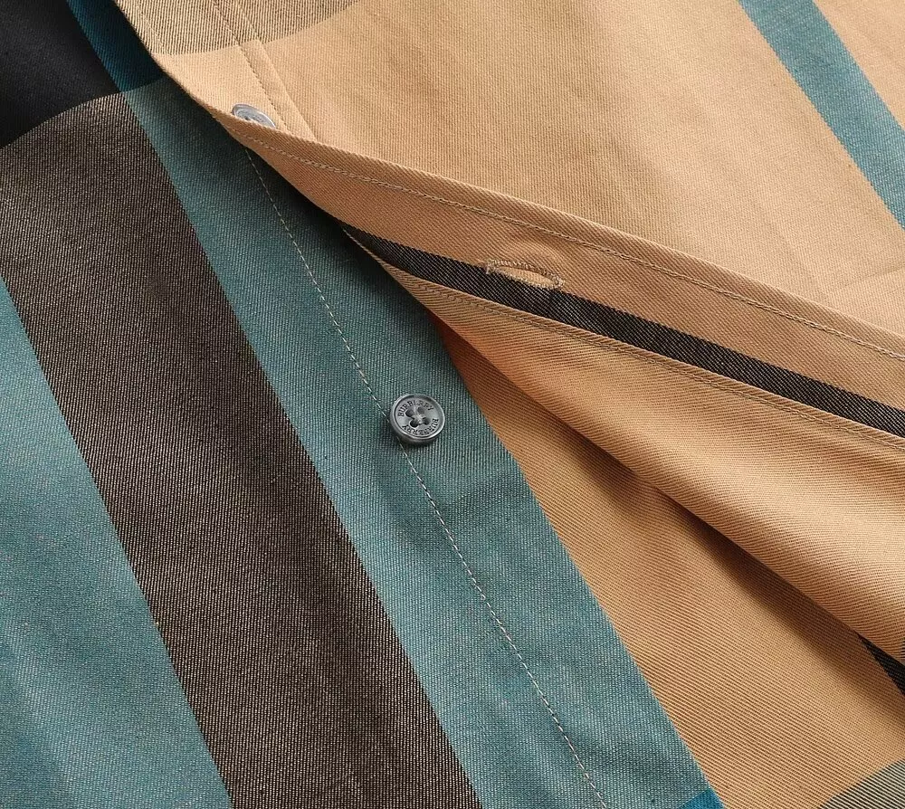Soft 5676 Burberry Shirts Short Sleeved For Men