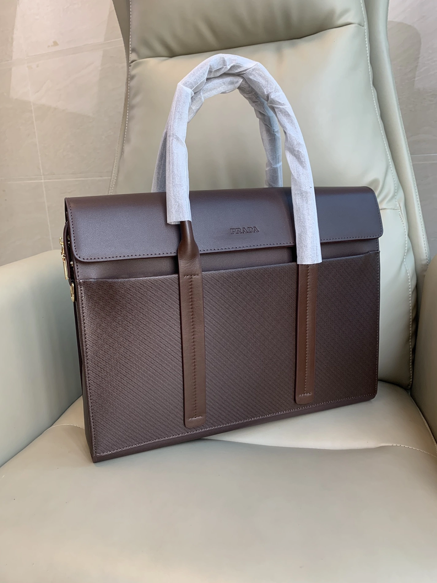 Soft 5716 Prada AAA Man Handbags