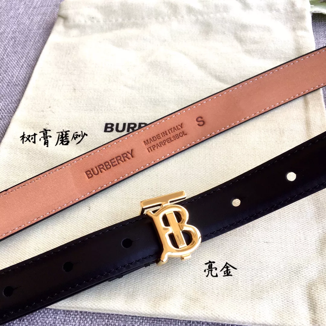 Soft 5778 Burberry AAA Quality Belts In 2.0cm For Women