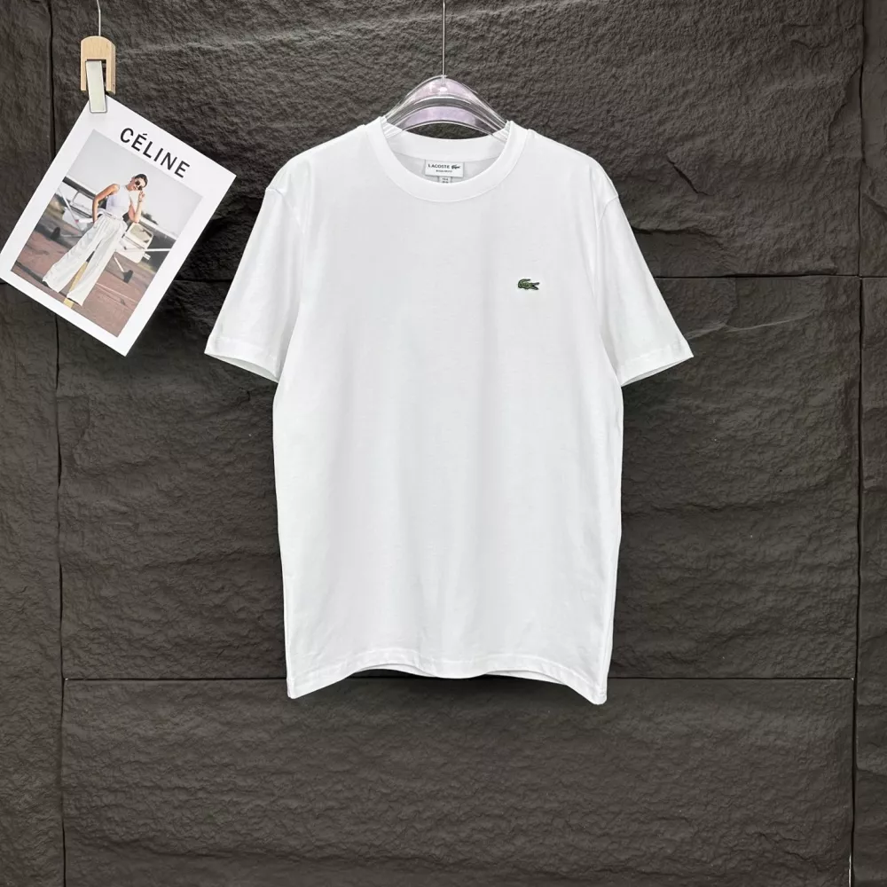 Soft 5882 Lacoste T-Shirts Short Sleeved For Unisex