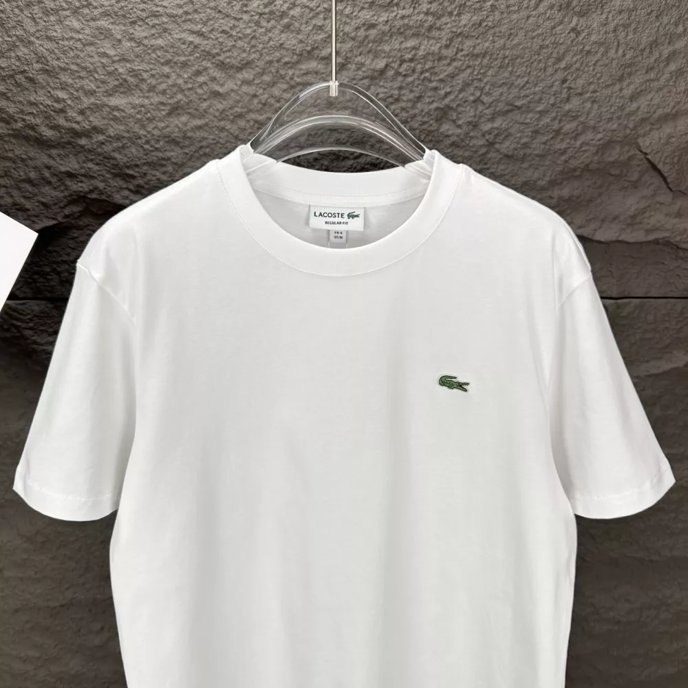 Soft 5882 Lacoste T-Shirts Short Sleeved For Unisex