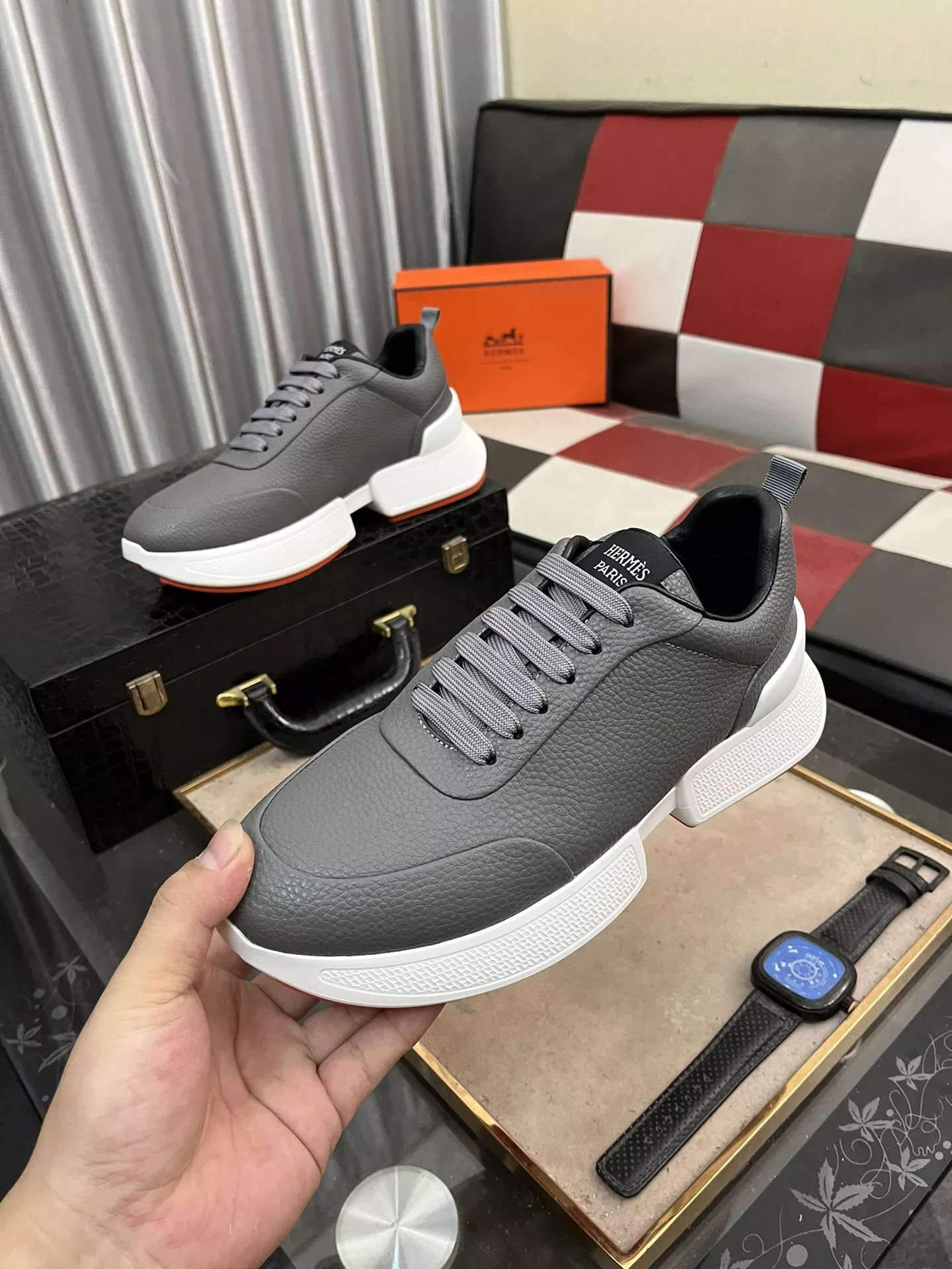 Soft 5940 Hermes Casual Shoes For Men