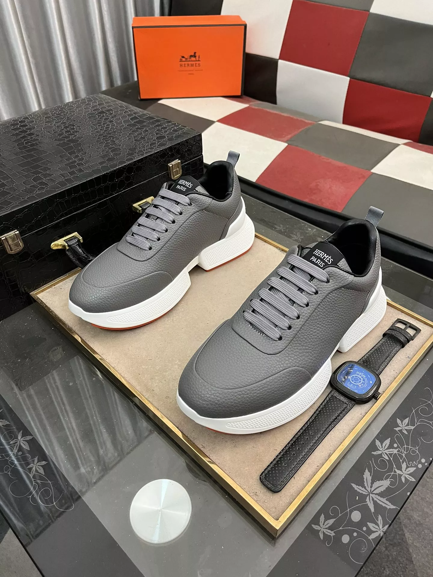 Soft 5940 Hermes Casual Shoes For Men