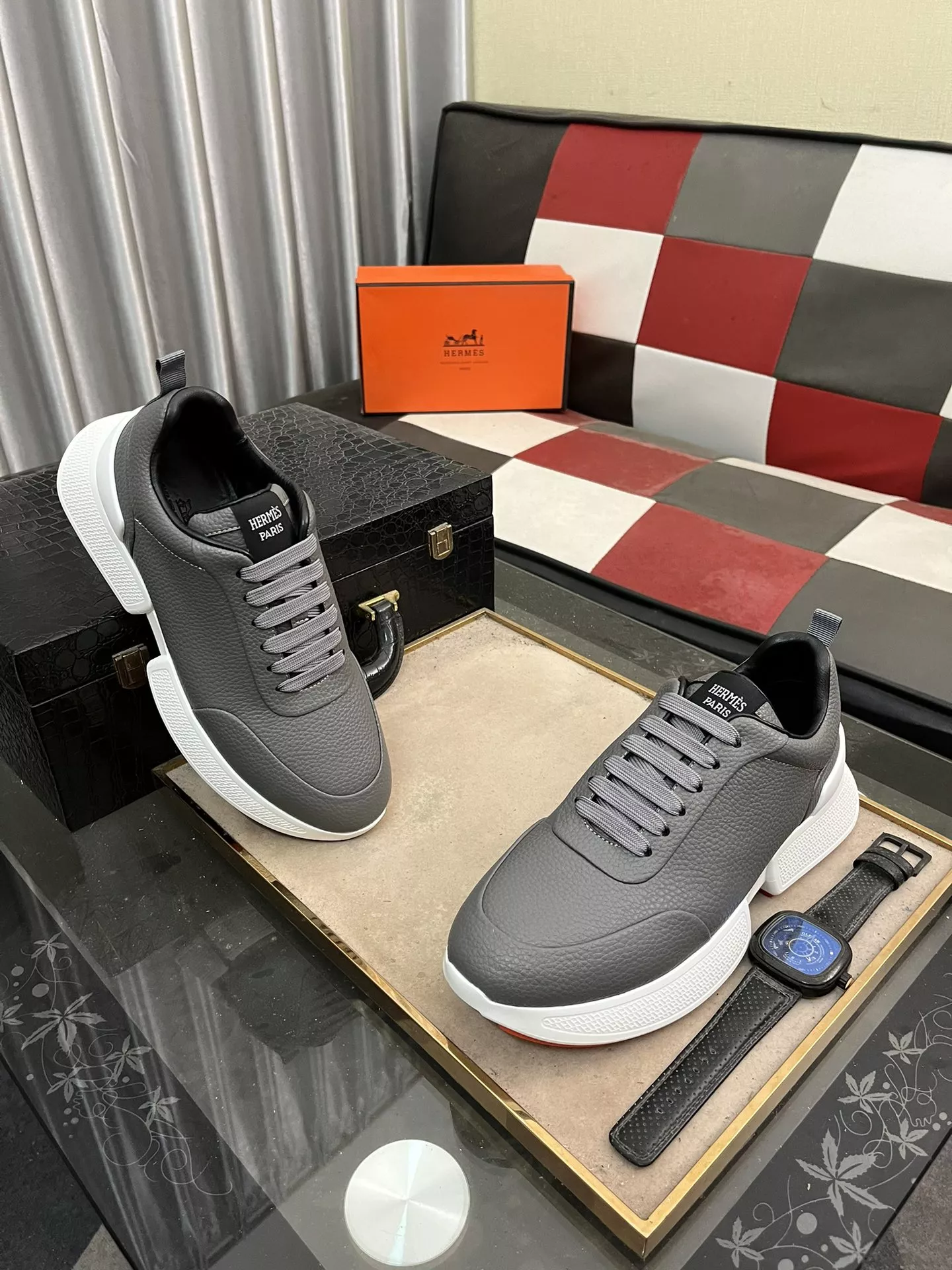 Soft 5940 Hermes Casual Shoes For Men