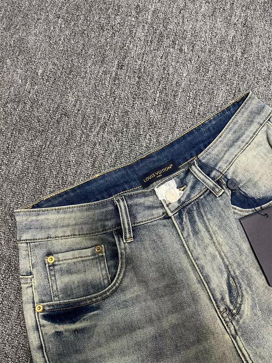 Soft 6051 Louis Vuitton LV Jeans For Men