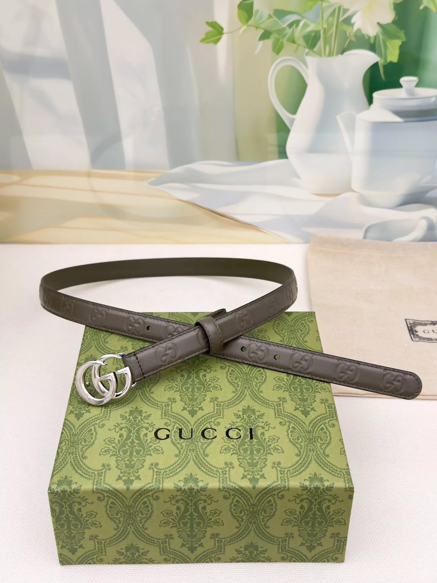 Soft 6151 Gucci AAA Quality Belts In 2.0cm For Women