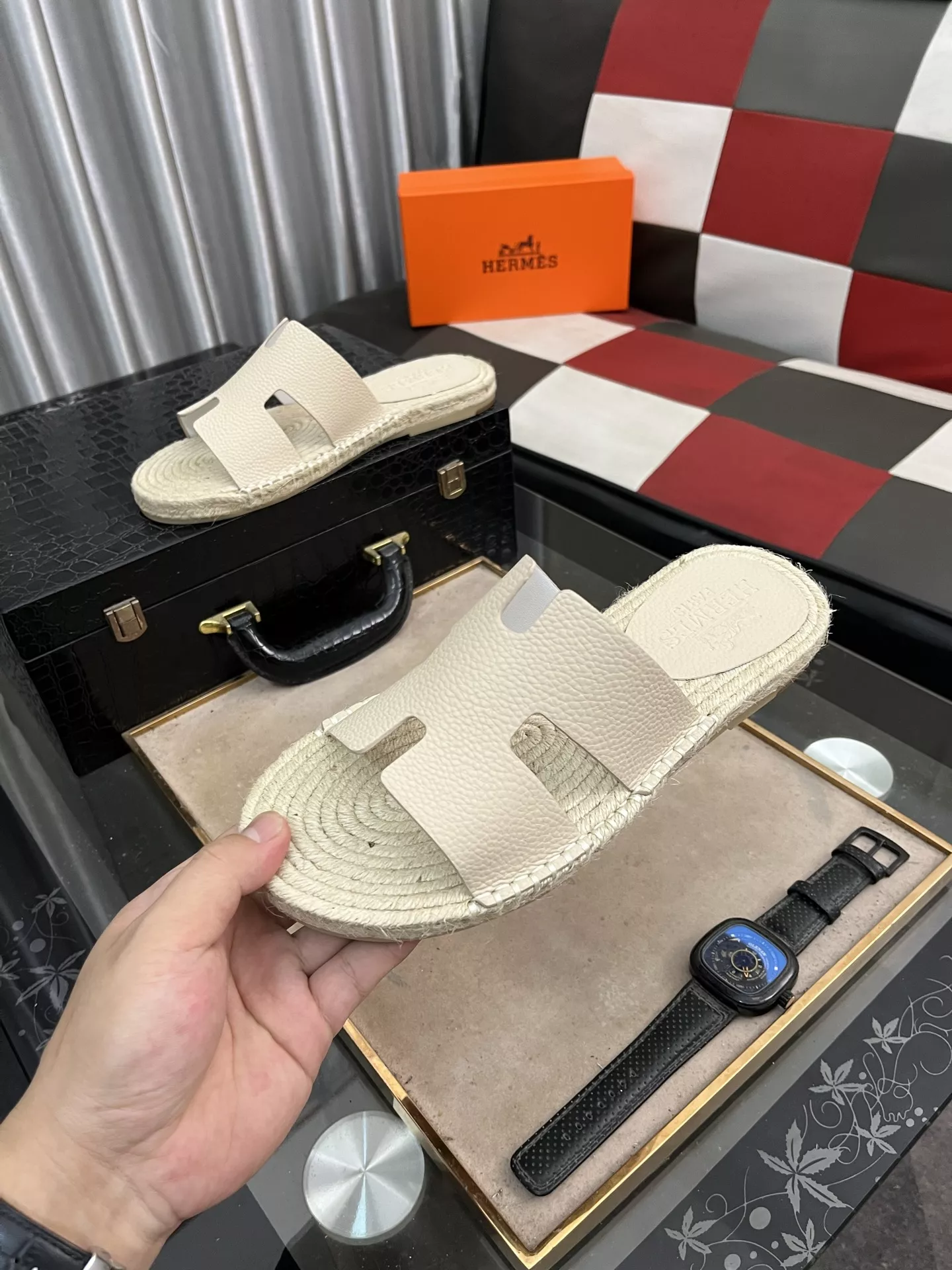 Soft 6285 Hermes Slippers For Men