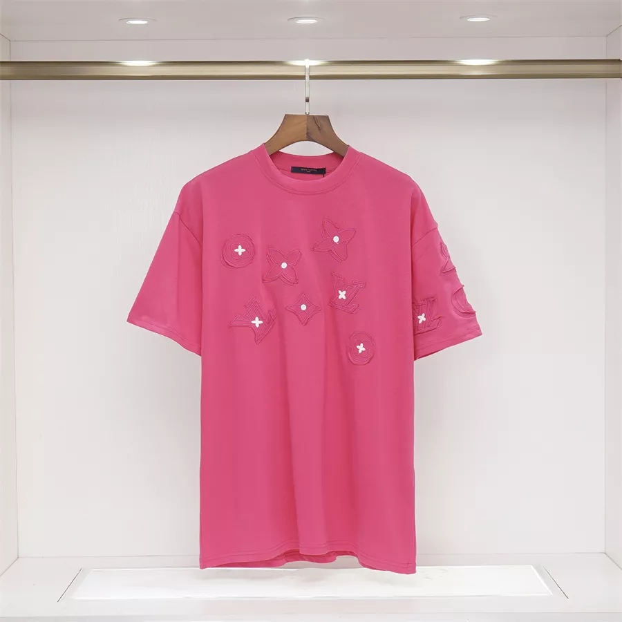 Soft 6688 Louis Vuitton LV T-Shirts Short Sleeved For Unisex