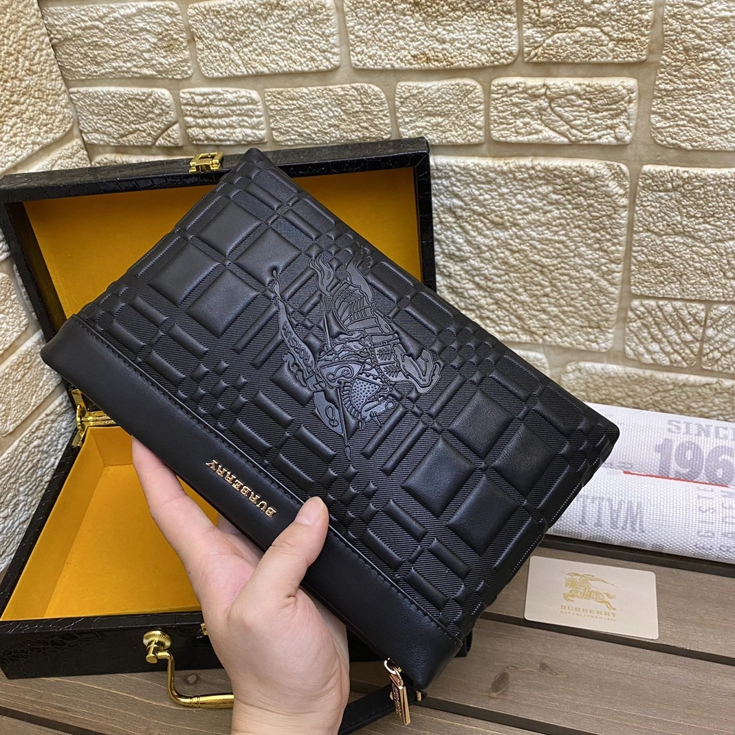 Soft 6852 Burberry AAA Man Wallets