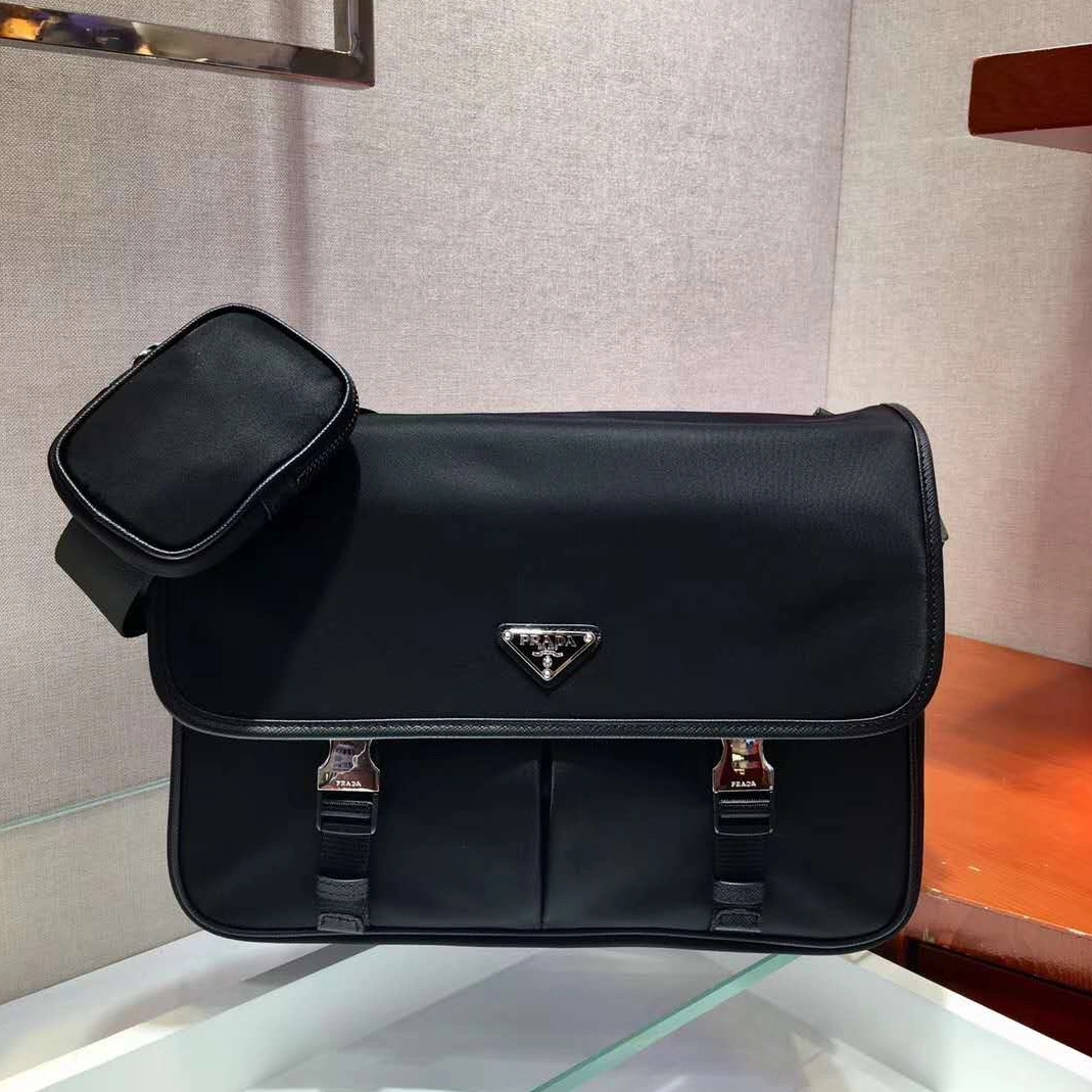 Soft 6873 Prada AAA Man Messenger Bags