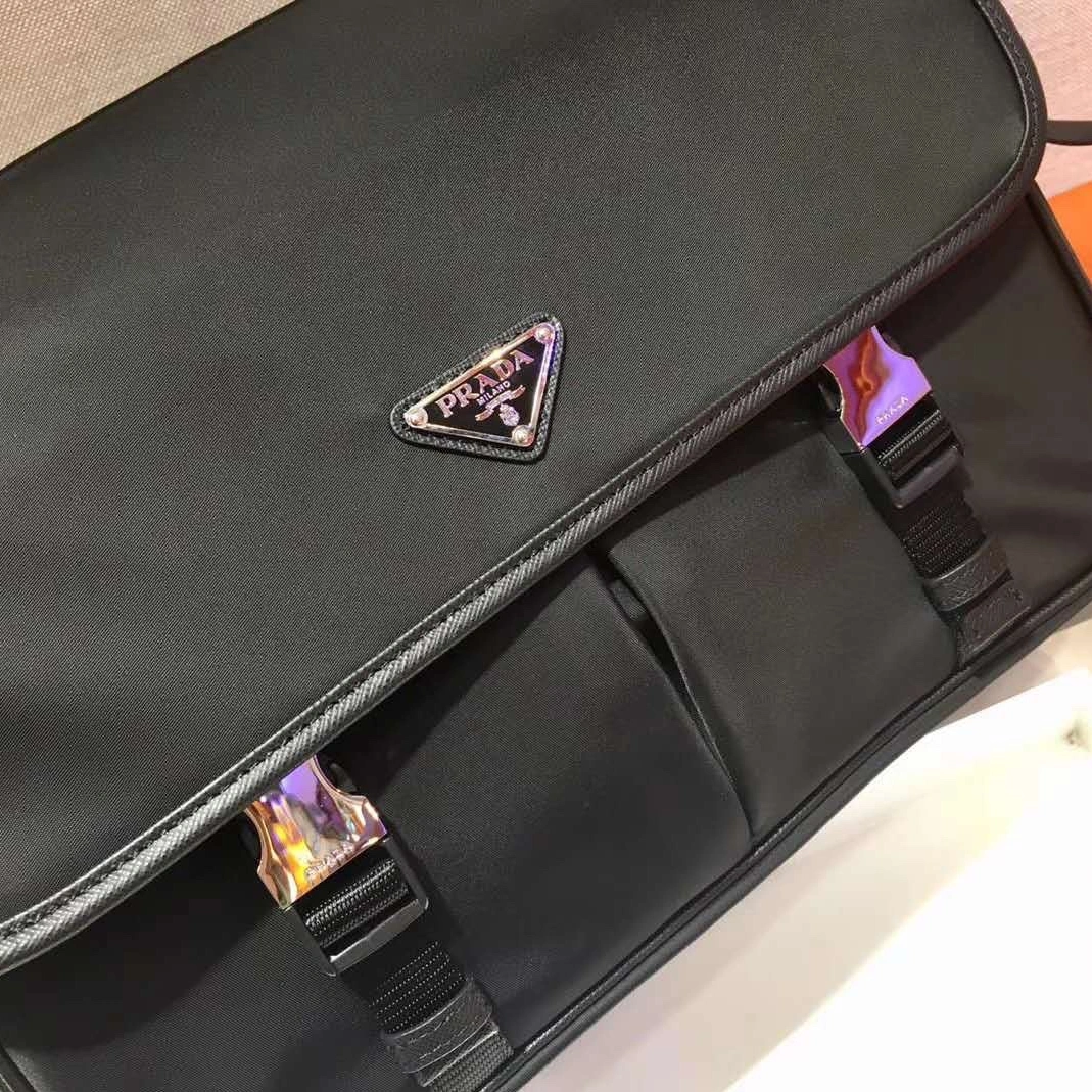 Soft 6873 Prada AAA Man Messenger Bags