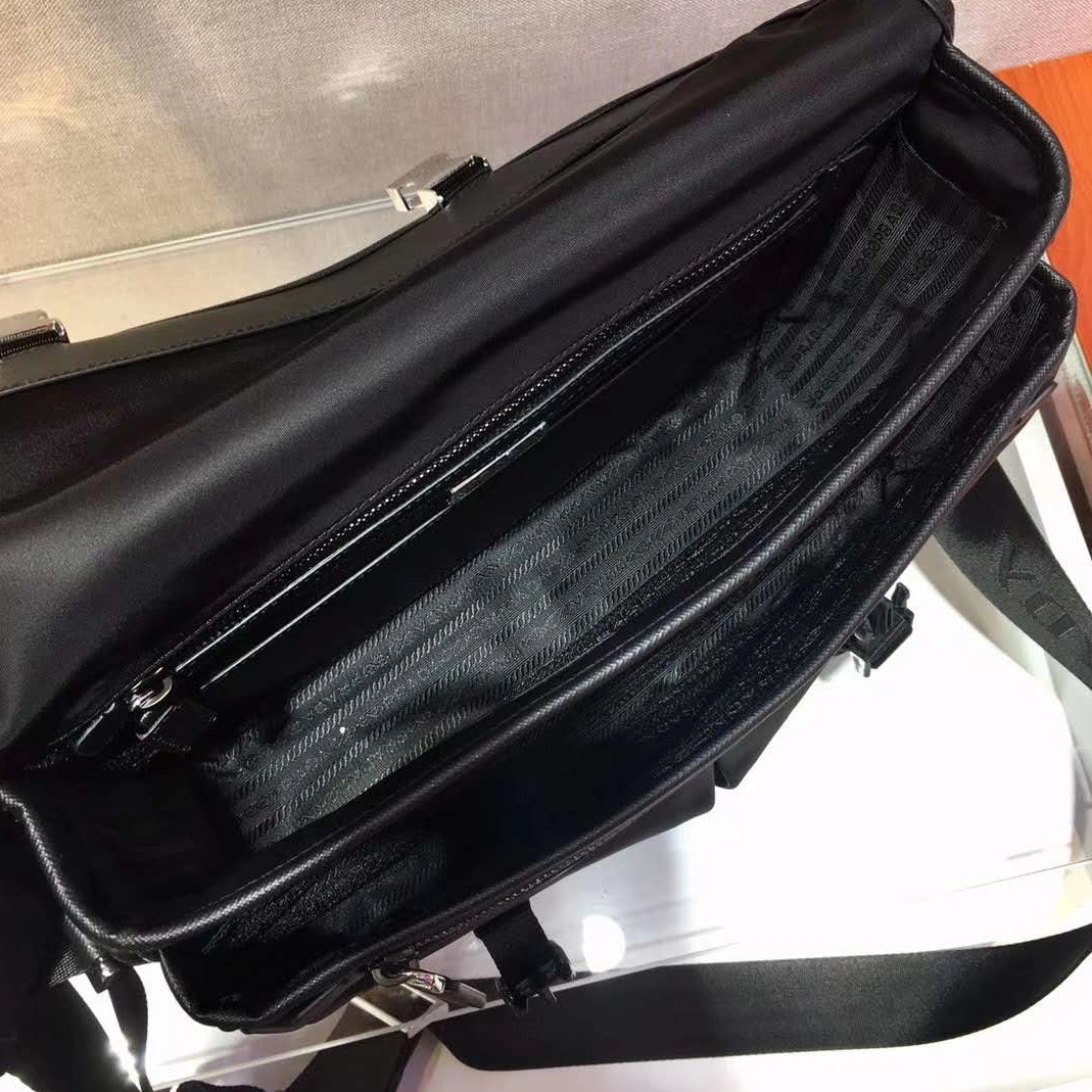 Soft 6873 Prada AAA Man Messenger Bags