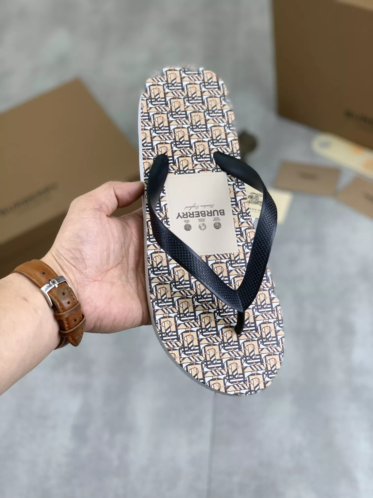 Soft 7194 Burberry Slippers For Women