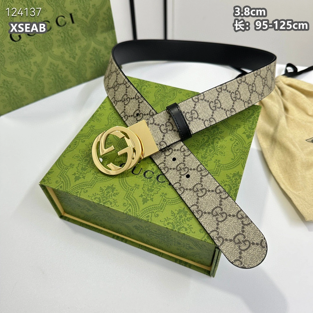 Soft 747 Gucci AAA Quality Belts For Unisex