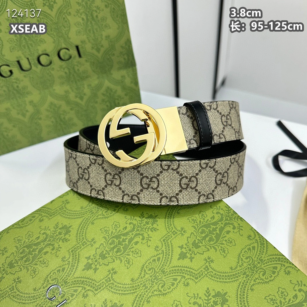 Soft 747 Gucci AAA Quality Belts For Unisex