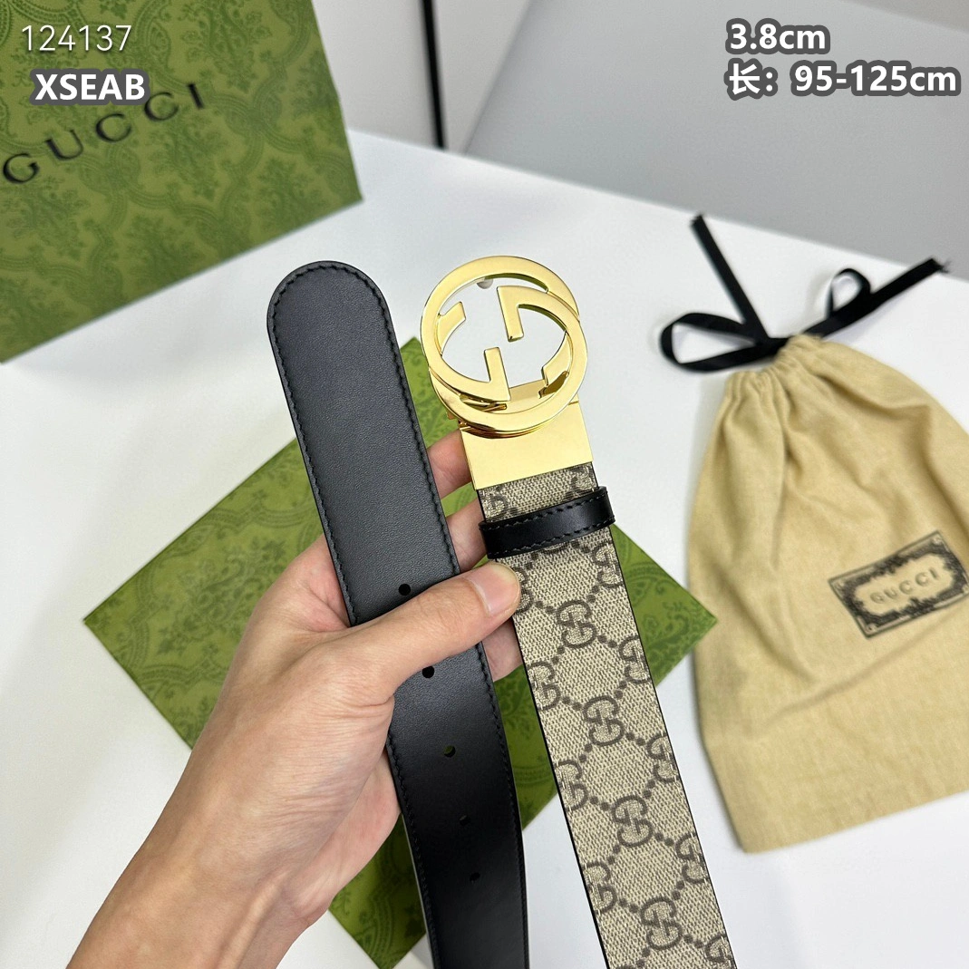 Soft 747 Gucci AAA Quality Belts For Unisex