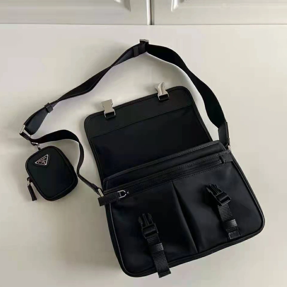 Soft 7474 Prada AAA Man Messenger Bags