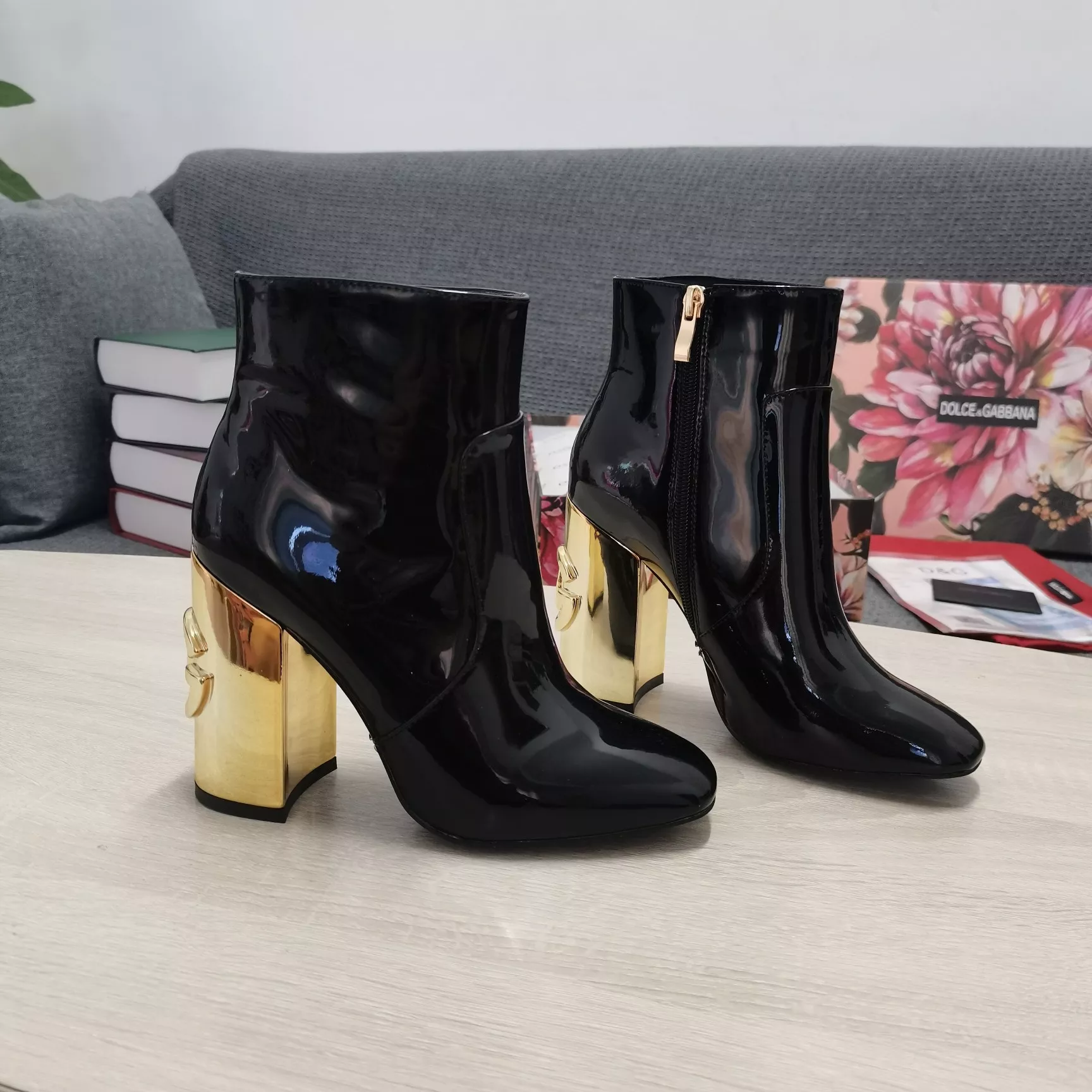 Soft 7521 Dolce & Gabbana D&G Boots For Women
