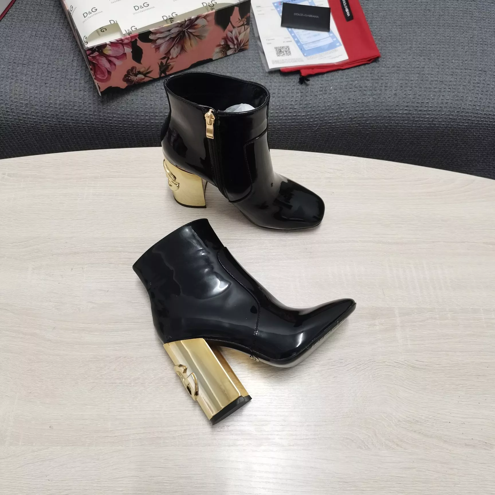 Soft 7521 Dolce & Gabbana D&G Boots For Women
