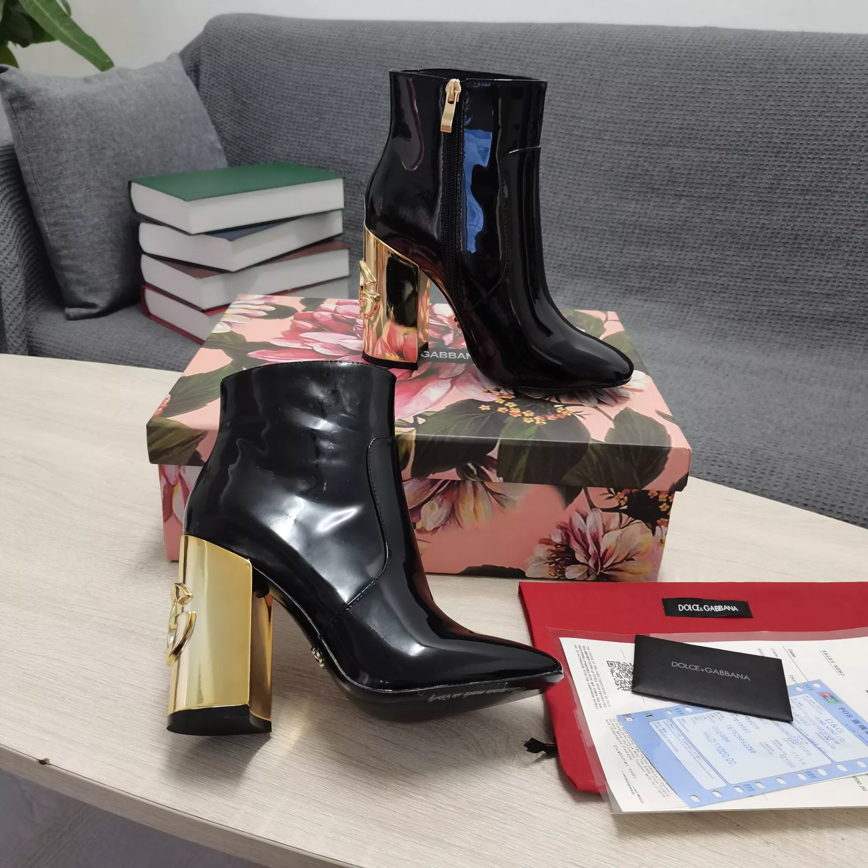 Soft 7521 Dolce & Gabbana D&G Boots For Women