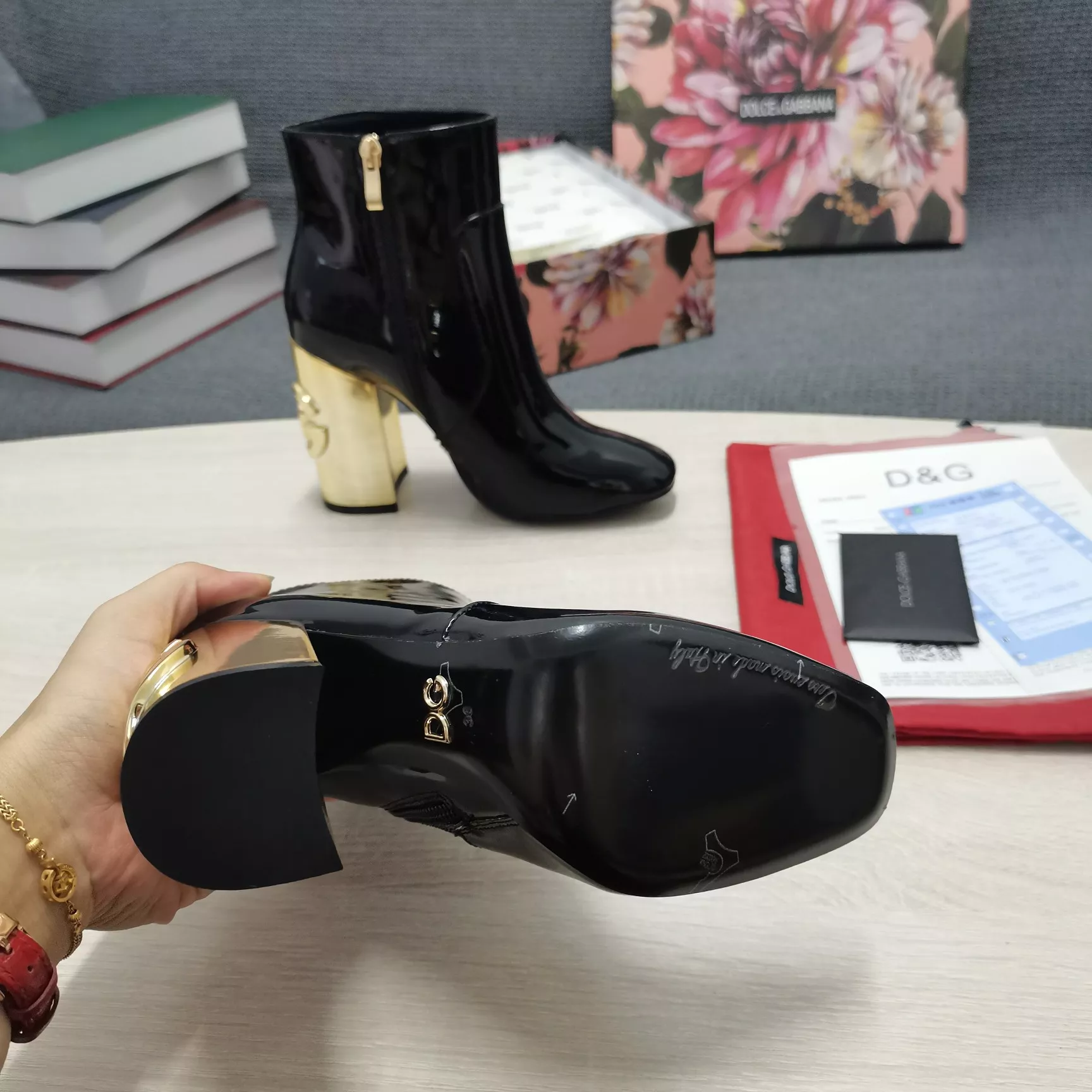 Soft 7521 Dolce & Gabbana D&G Boots For Women