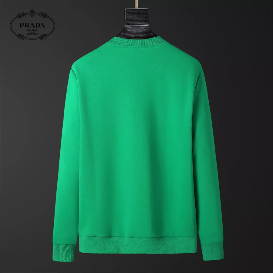 Soft 7554 Prada Hoodies Long Sleeved For Men