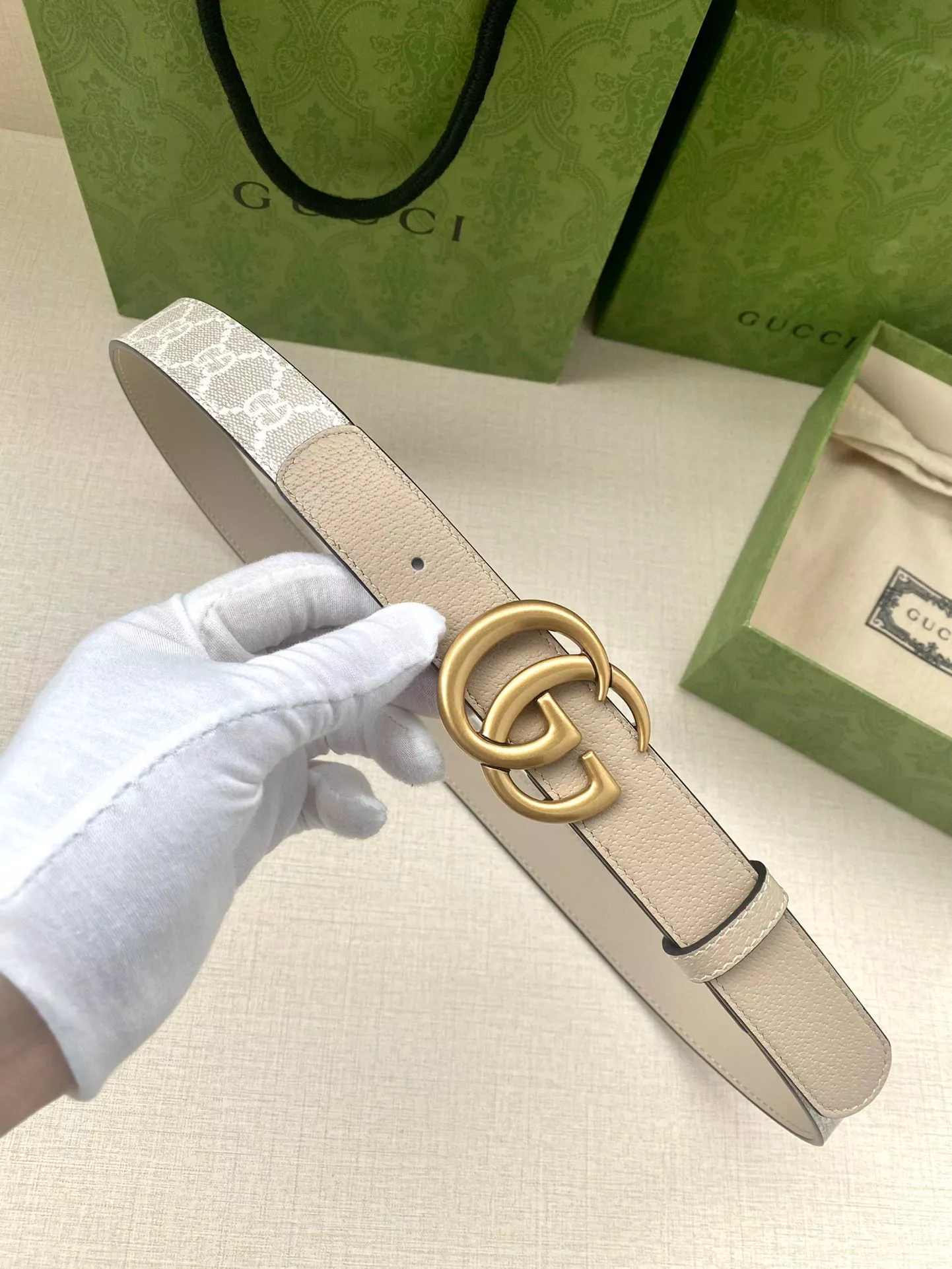 Soft 7608 Gucci AAA Quality Belts In 3.0cm For Women