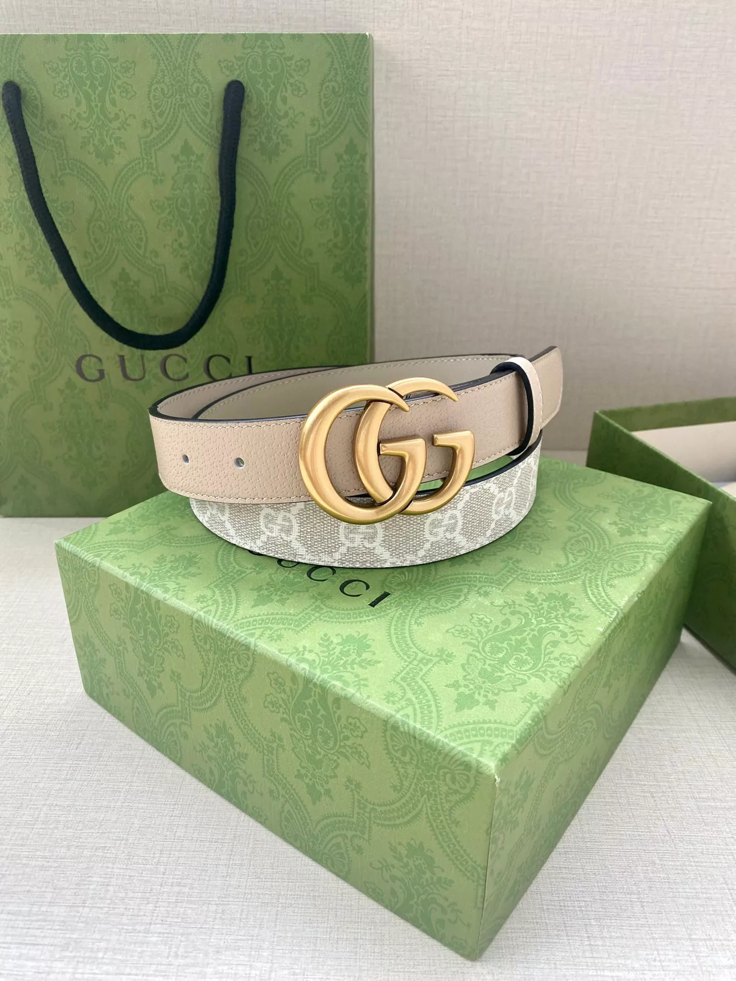 Soft 7608 Gucci AAA Quality Belts In 3.0cm For Women